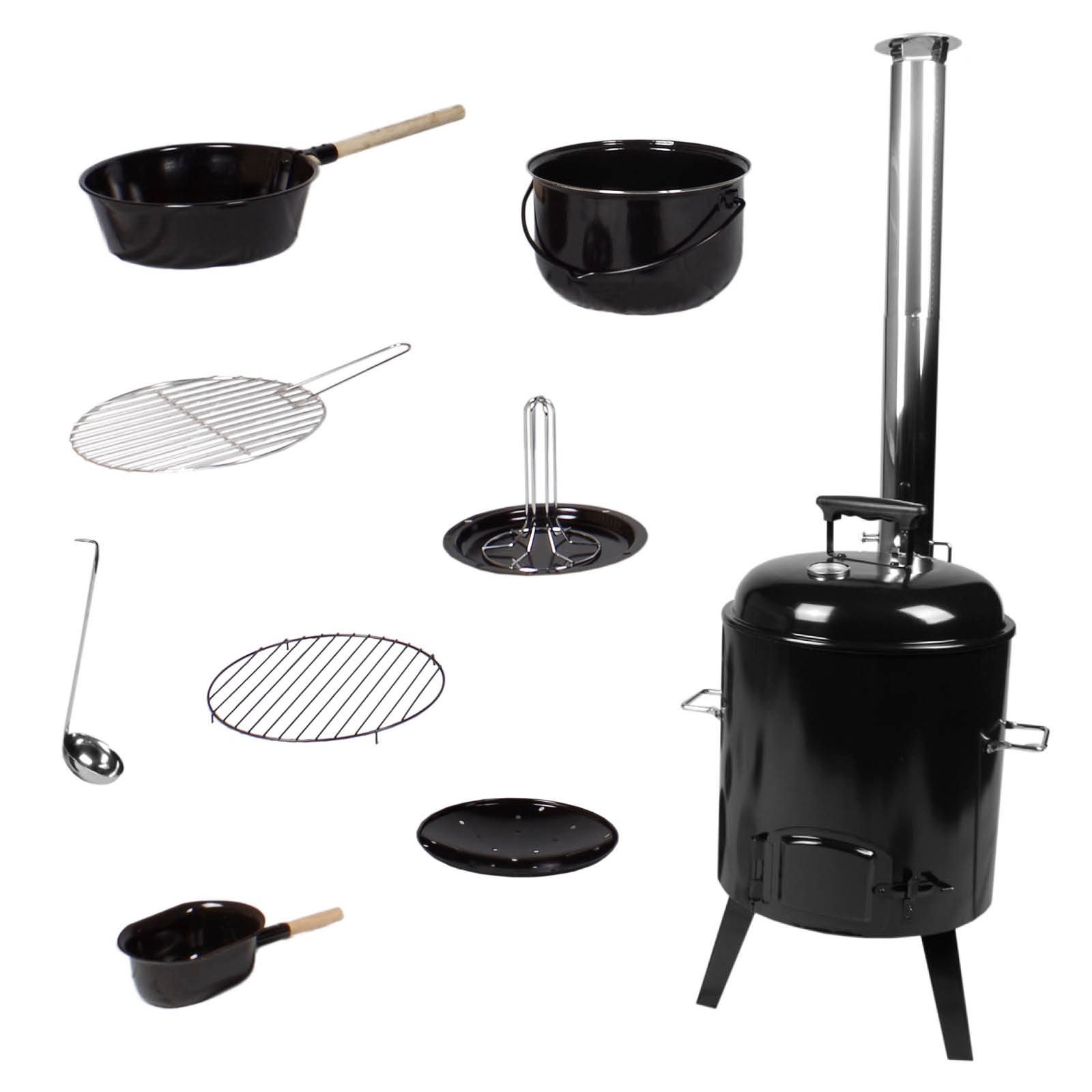 BRAST Kombigrill Eintopfofen mit Grillfunktion Ofen Kugelgrill Barbecue ...