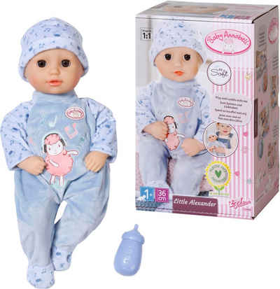 Baby Annabell Babypuppe Little Alexander, 36 cm, mit Schlafaugen