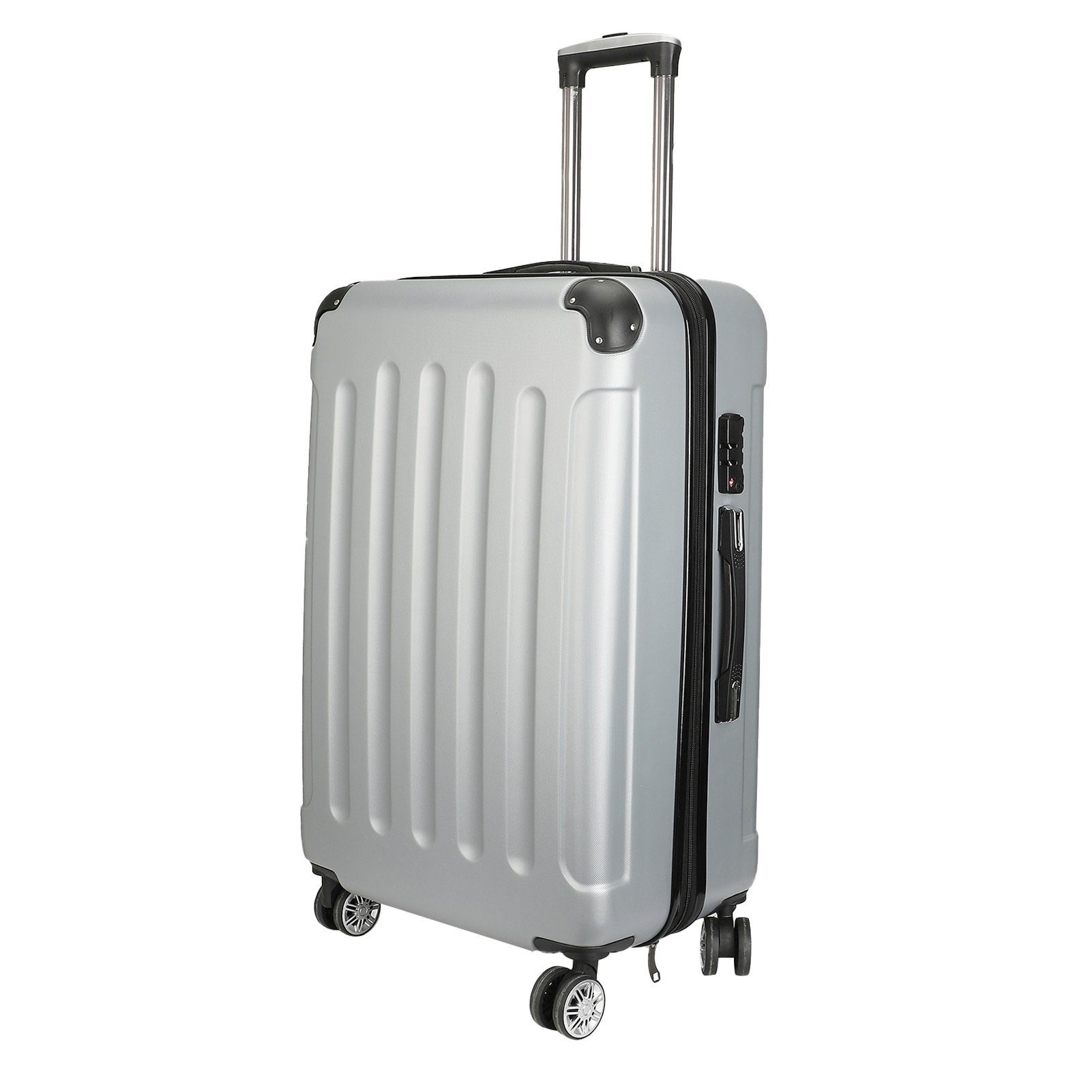 FUROKOY Trolleyset Kofferset Hartschalen-Koffer Reisekoffer 3-teiliges günstig online kaufen