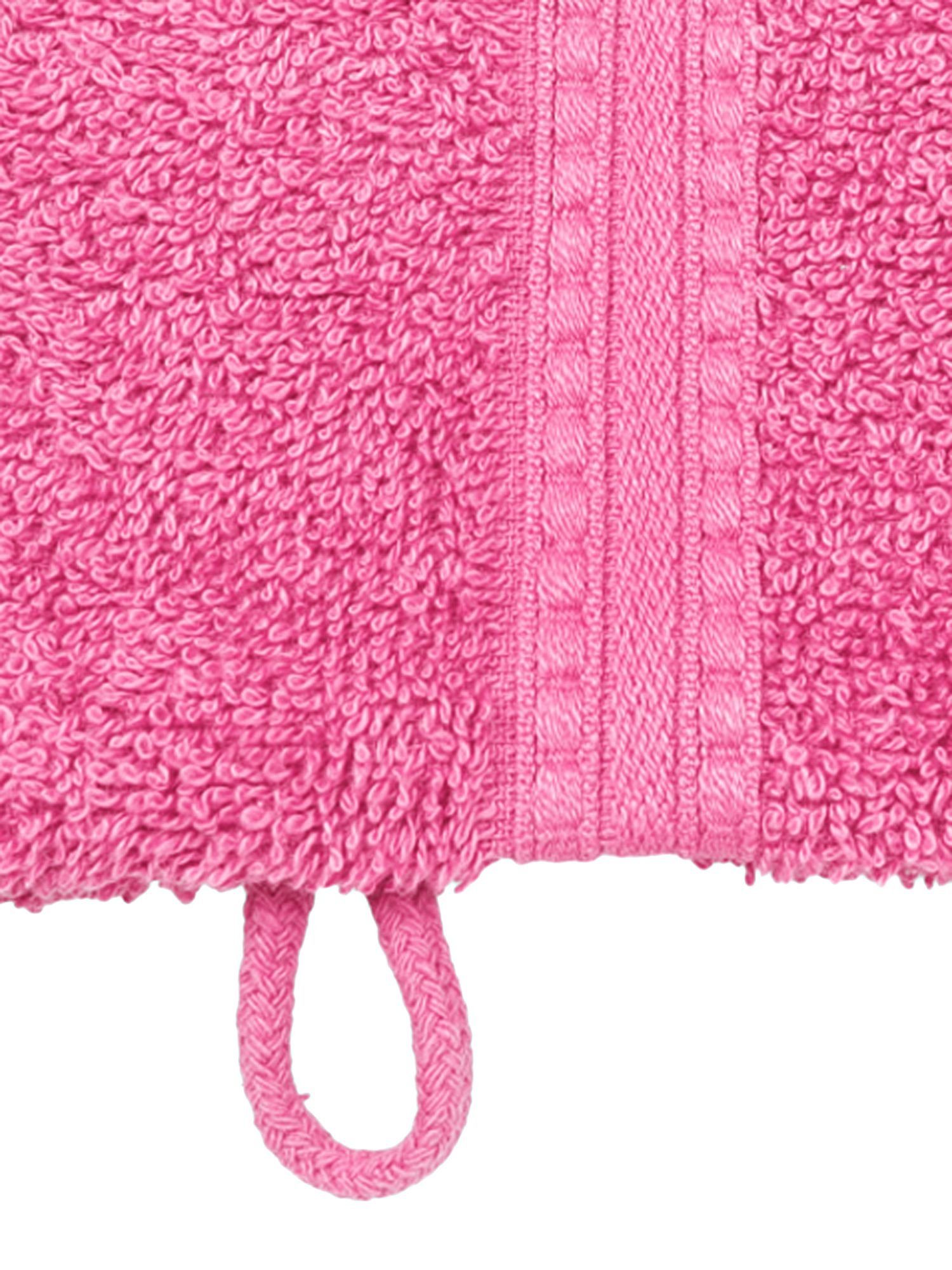 21 (1-St) x 15 1-Handtuch-Pink-Waschhandschuh Bio-Baumwolle Julie Julsen Handtuch cm,