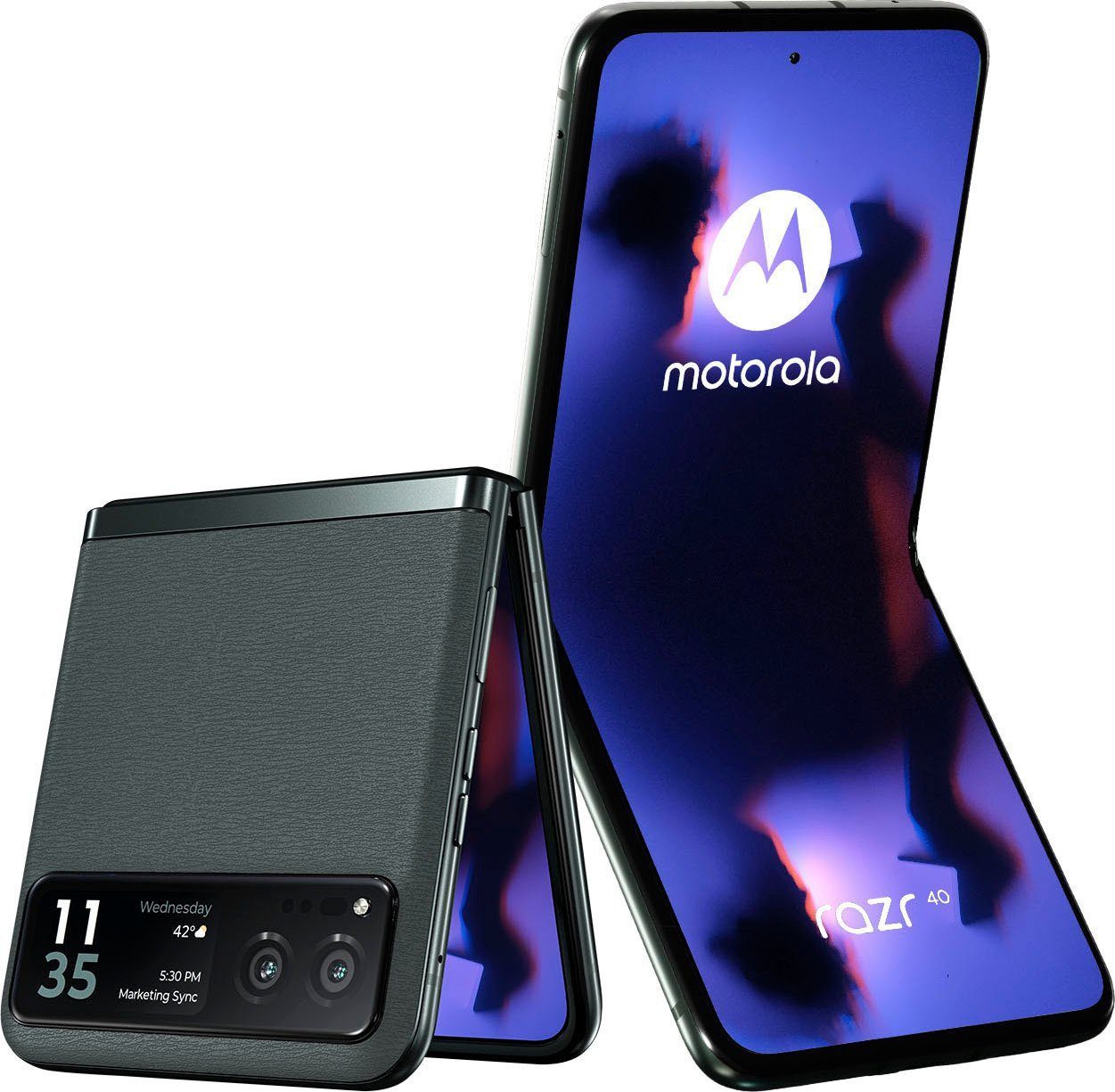 Motorola Razr 40 Smartphone (17,53 cm/6.9 Zoll, 256 GB Speicherplatz, AMOLED, Spitzenhelligkeit: 1000 Nits, 120 Hz)