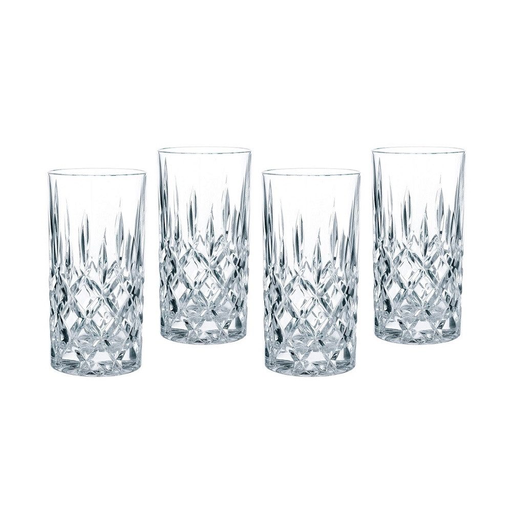 Nachtmann Longdrinkglas Nachtmann Noblesse Longdrinkglas 4 tlg., Glas
