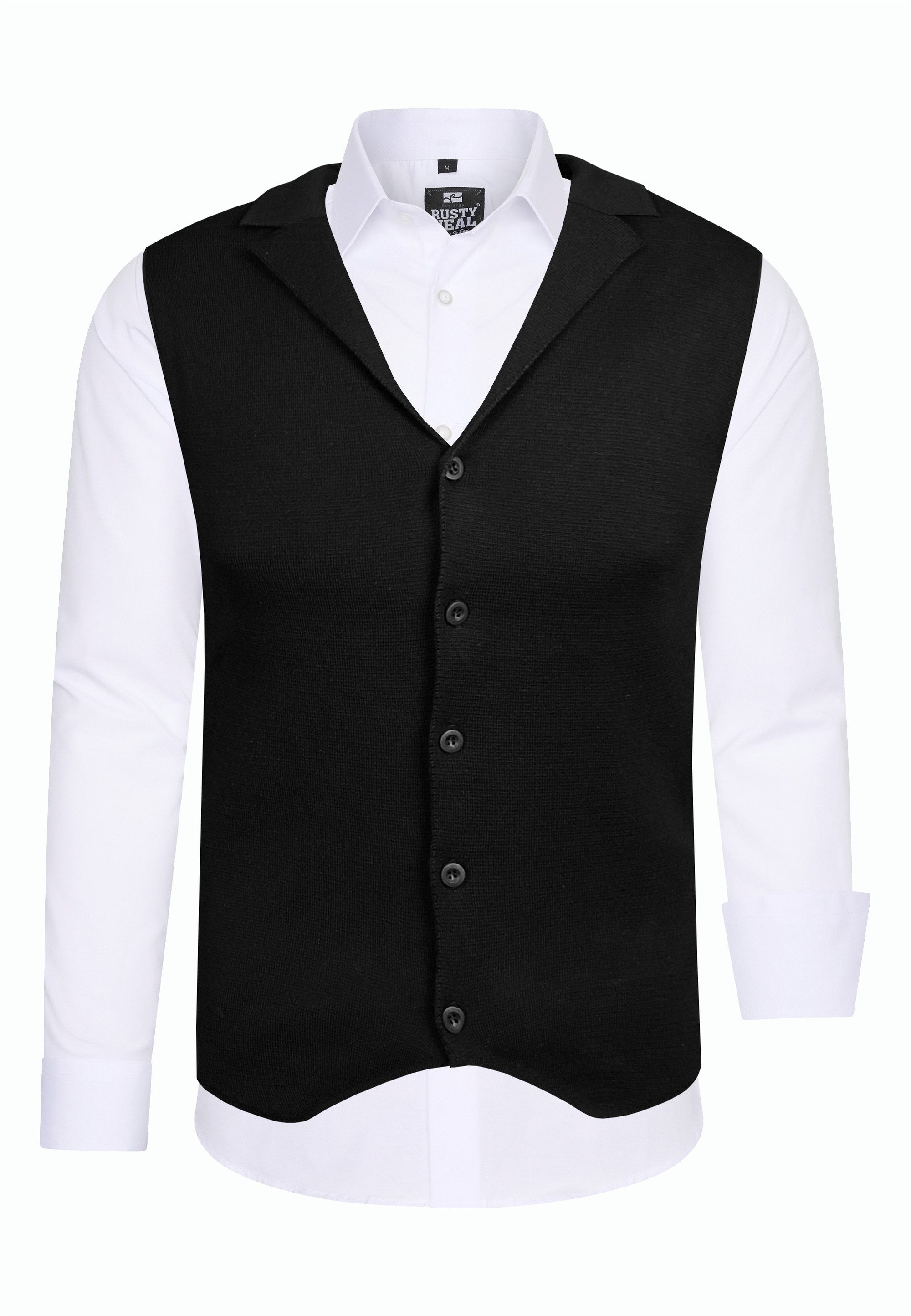 Rusty Neal Langarmhemd inklusive Langarmhemd und Weste günstig online kaufen