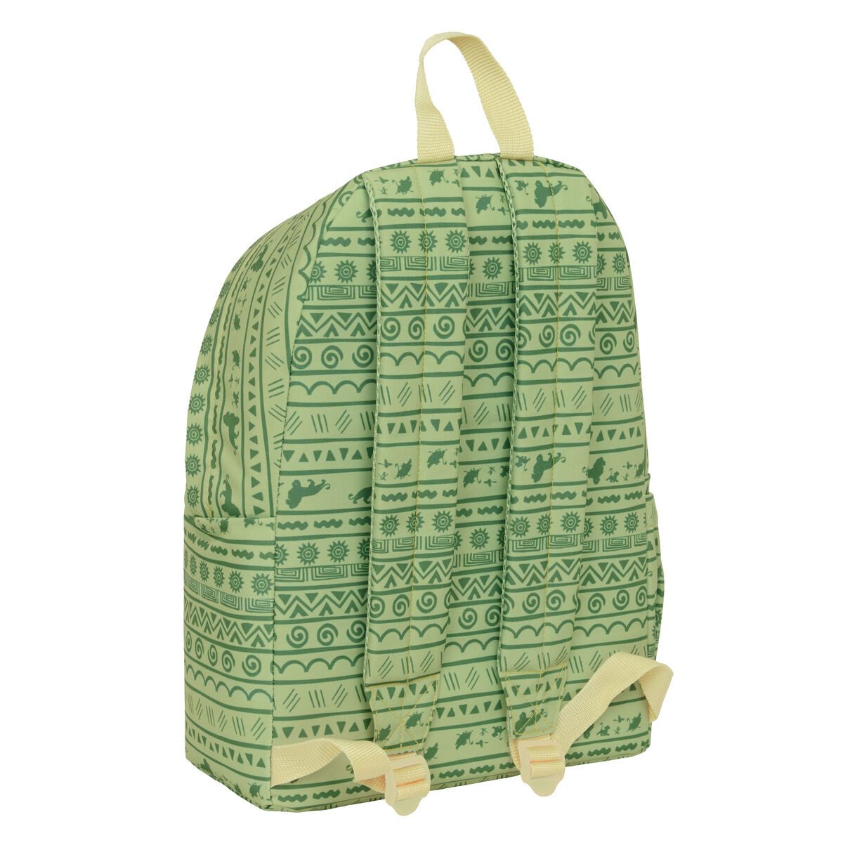 safta Laptoprucksack Laptoptasche Mufasa grün Beige 31x43x13 cm