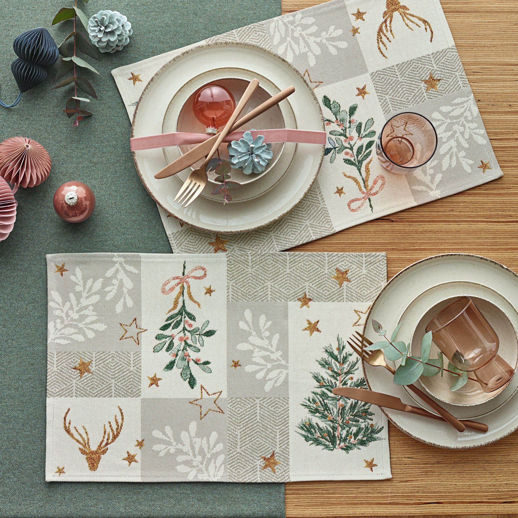 sander table + home Platzset Tischset "Cheryl" 2er-Pack, Gobelin Motiv günstig online kaufen