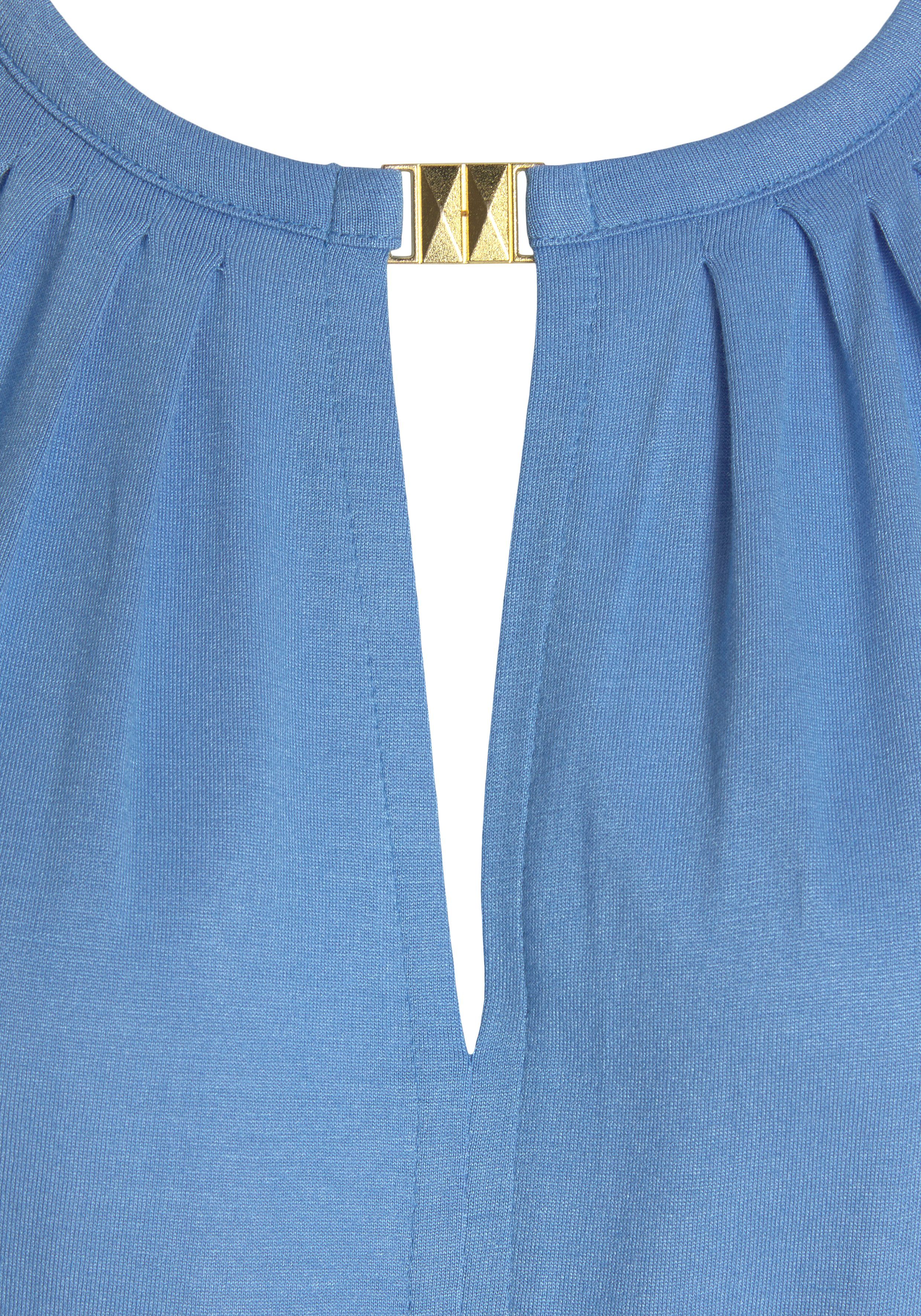 LASCANA Tanktop mit Zieraccessoire, lässiges Jerseytop, casual