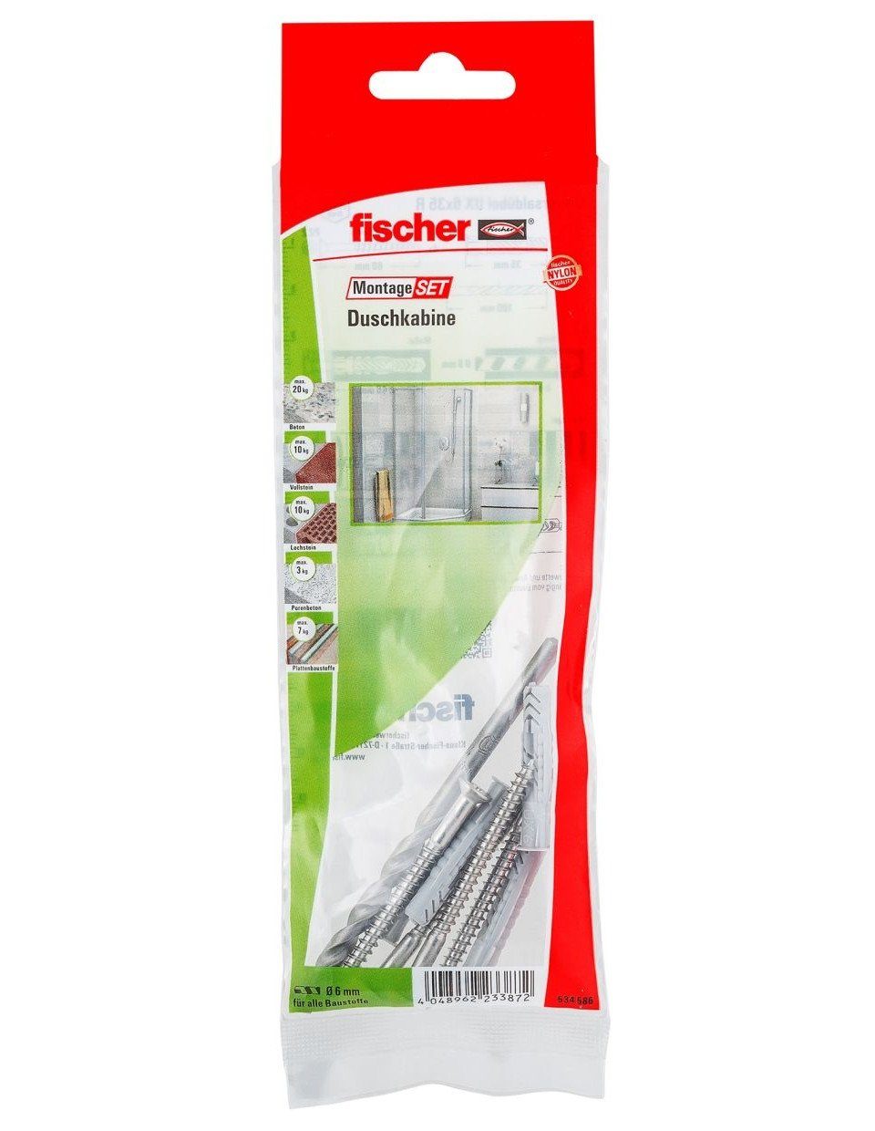 fischer Duschablauf Fischer Montage-Set Duschkabine