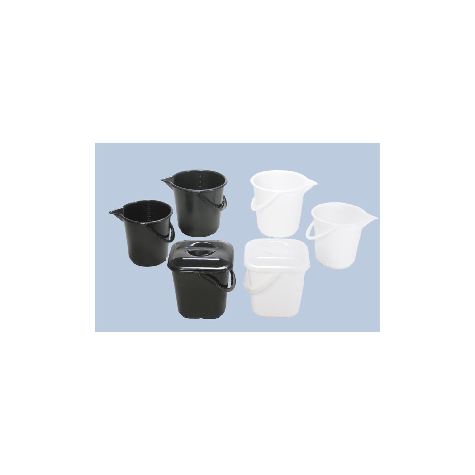hünersdorff Mörtelkübel Hünersdorff Industrie-Eimer 10,5 L, rund mit Ausguss naturfarben, HDPE