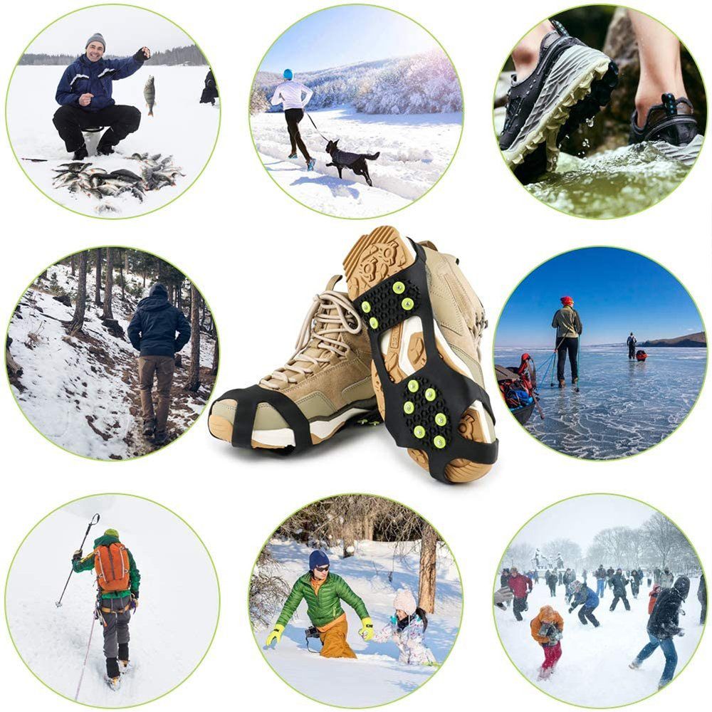 Schutzweste Steigeisen Schuhkrallen Lubgitsr den Schuhspikes (1-tlg) für Winter
