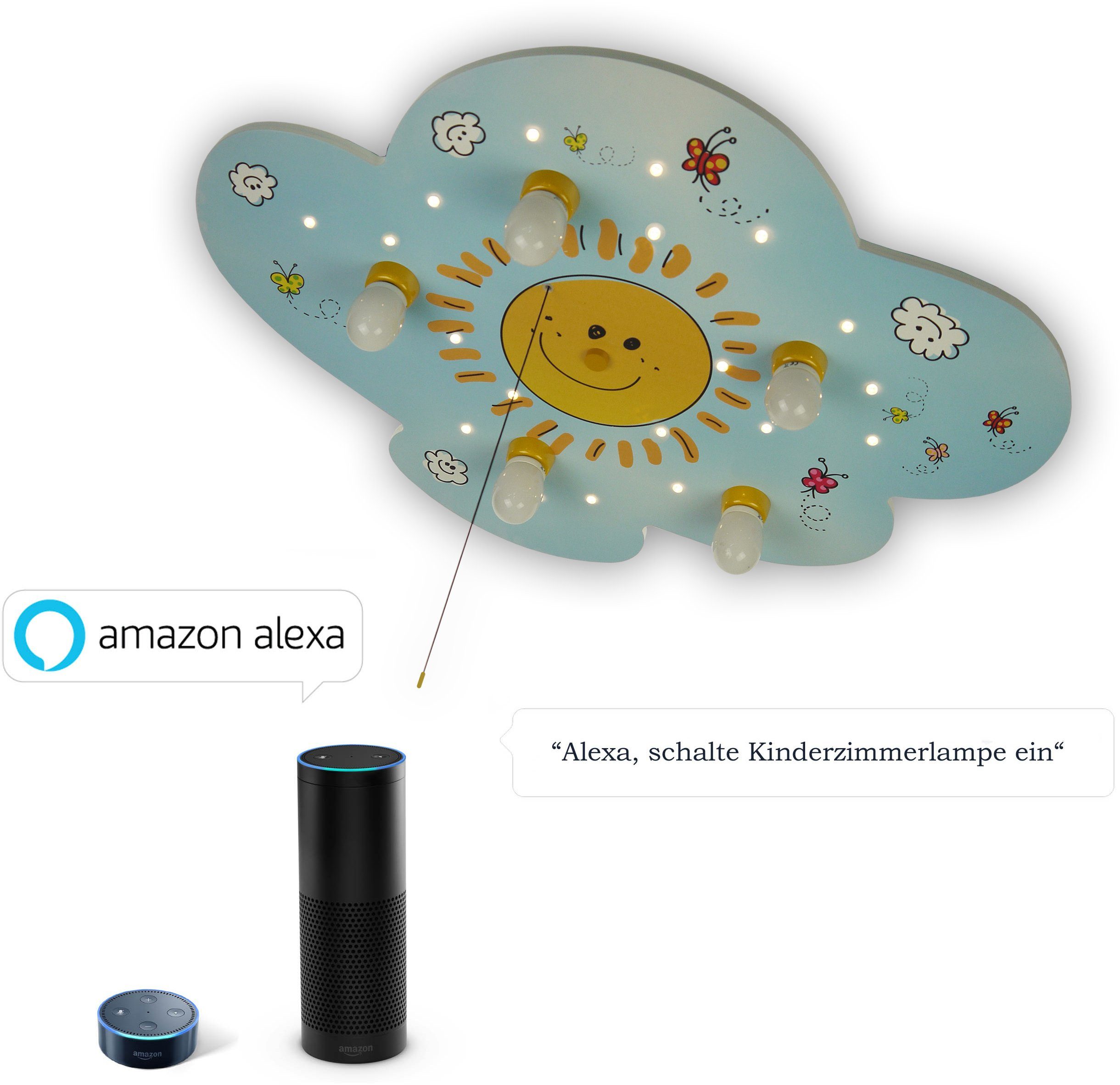 niermann Deckenleuchte »Wolke Sunny«, Deckenleuchte Wolke Sunny 'Amazon  Alexa kompatibel' online kaufen | OTTO