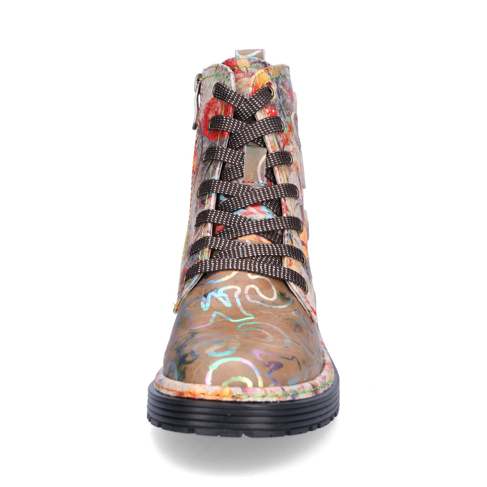 LAURA VITA Laura Vita Damen Schnürboot beige multi Schnürboots – Bild 5 von 5
