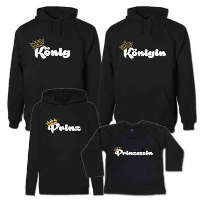 G-graphics Kapuzenpullover Königsfamilie (Familienset, Einzelteile zum selbst zusammenstellen) Kinder & Erwachsenen-Hoodie & Baby Sweater