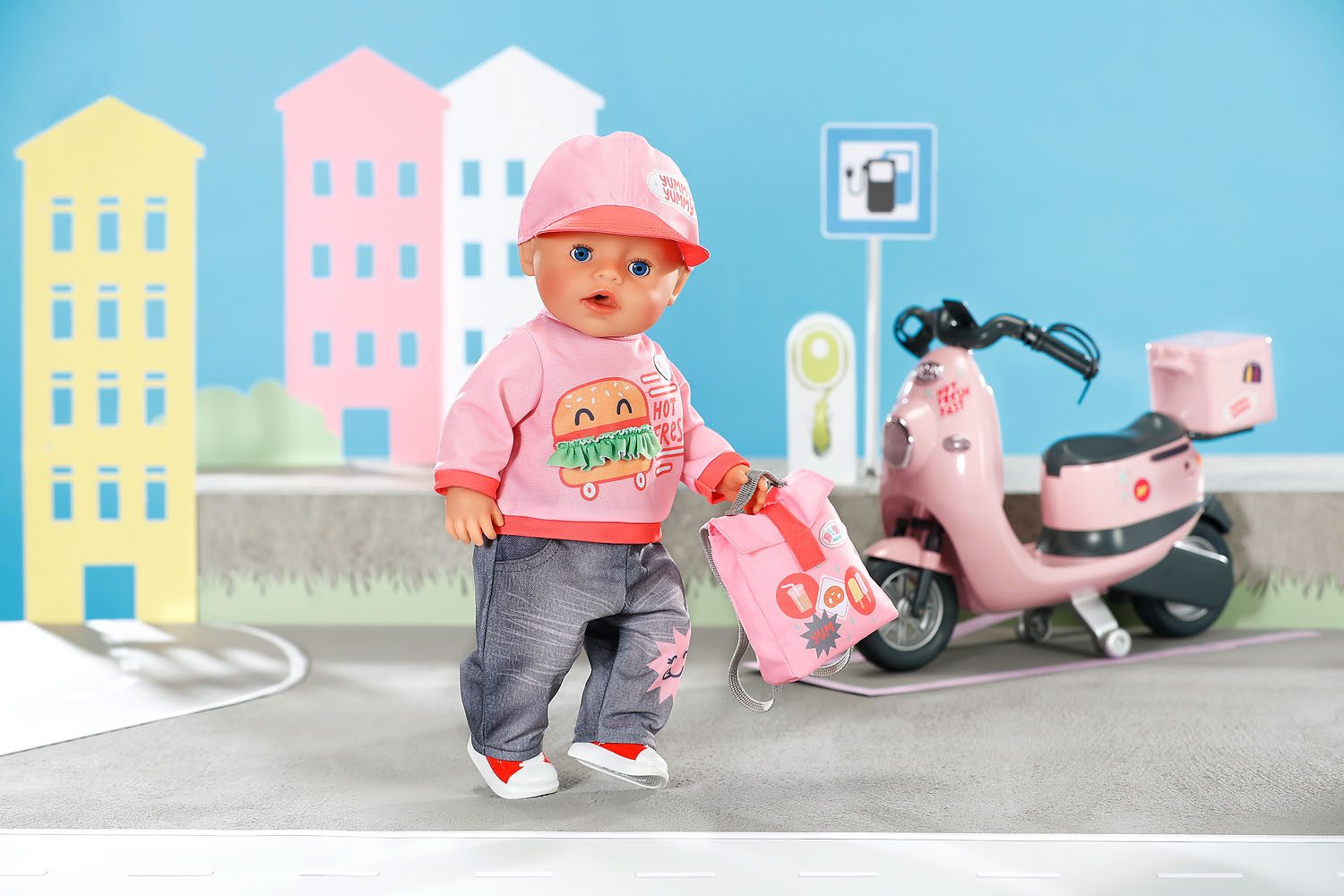 Baby Born Puppenkleidung Snack Shop Outfit, 43cm