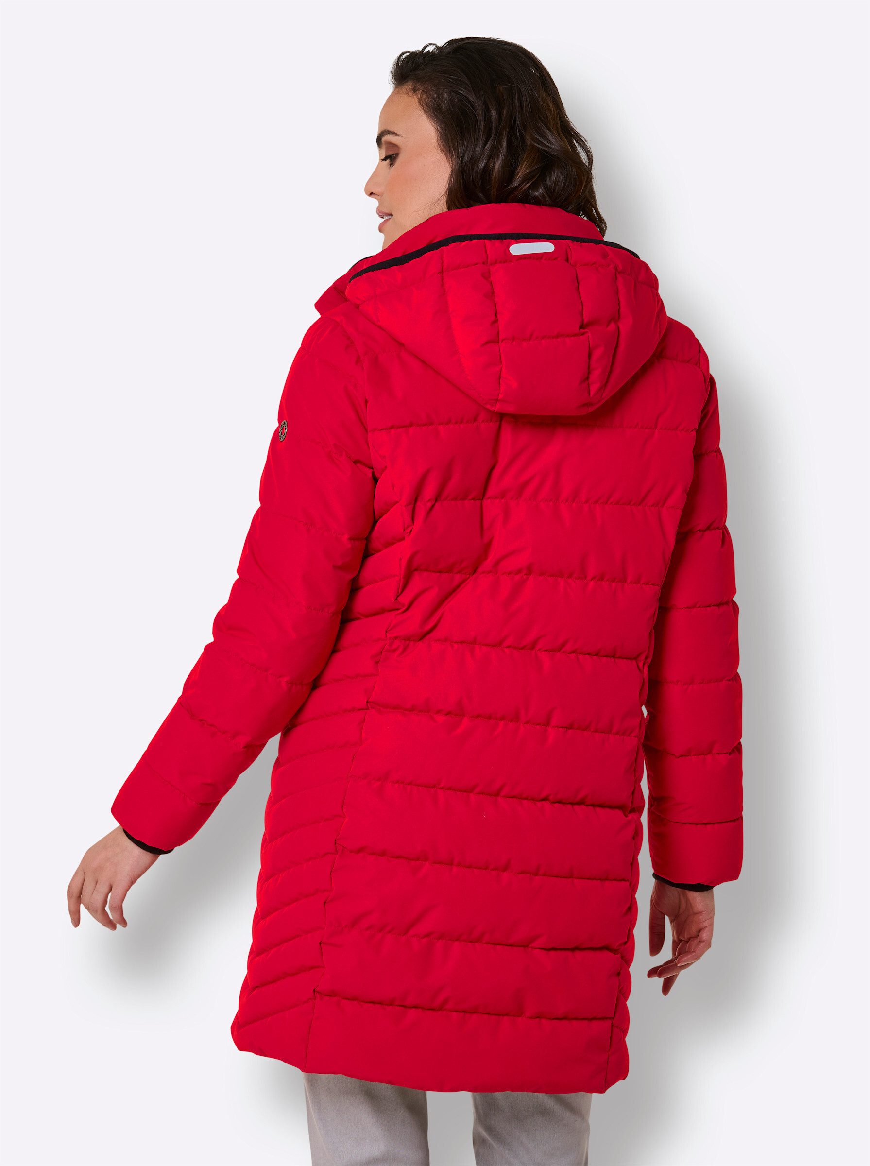 Manisa Langmantel Regen-Steppmantel