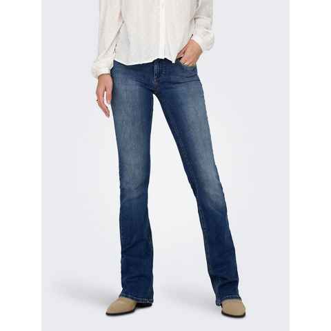 ONLY Bootcut-Jeans ONLBLUSH LW FLARED DNM REA1303 NOOS
