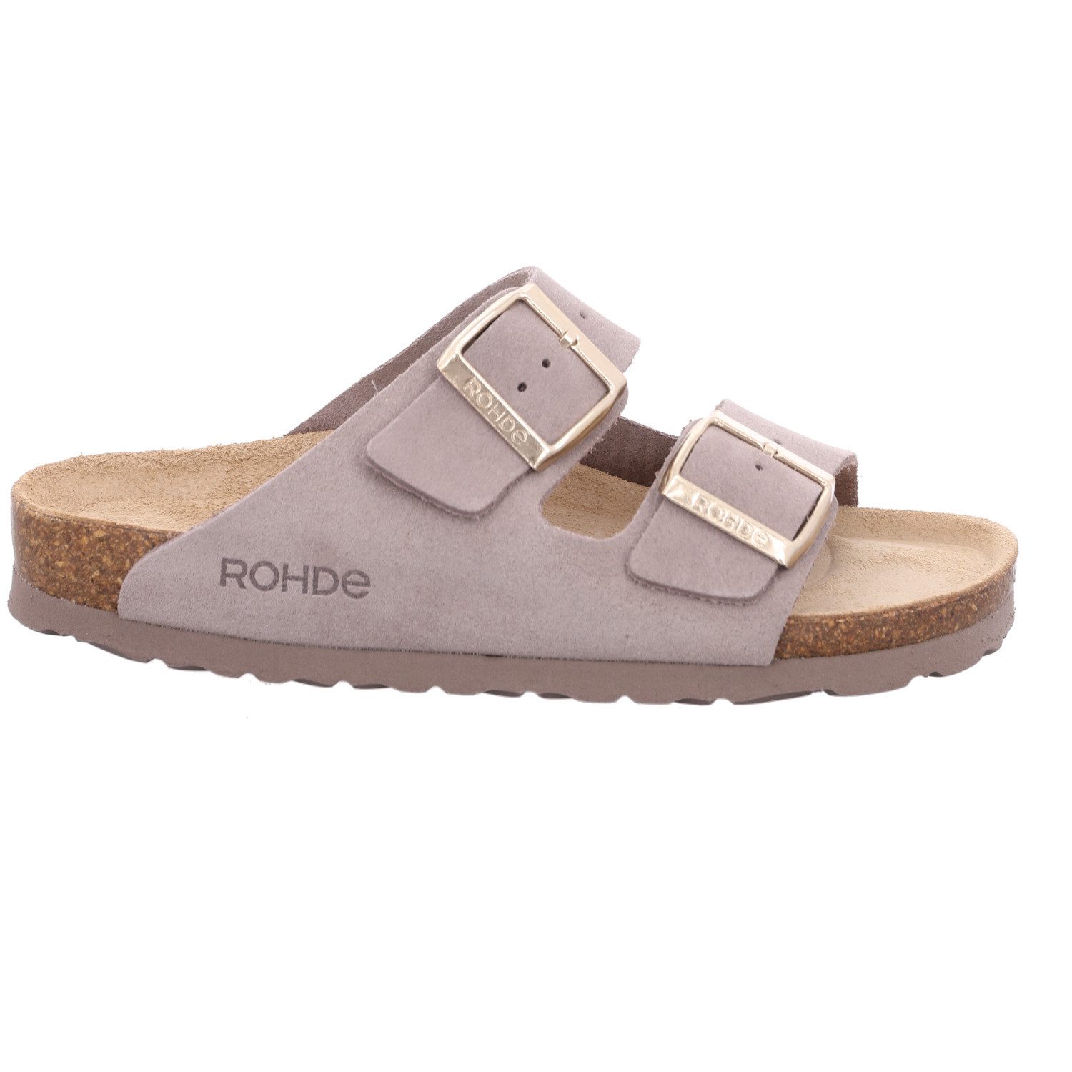 Rohde ALBA Pantolette Sommerschuh, Hausschuh, Zweischnaller, Strandschuh mit Softfußbett