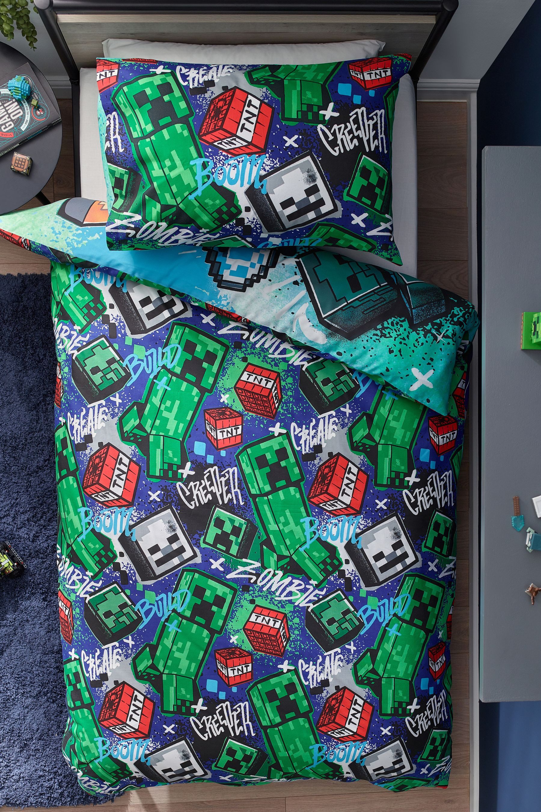 Next Bett-Set Bettbezug und Kissenbezug Minecraft, günstig online kaufen