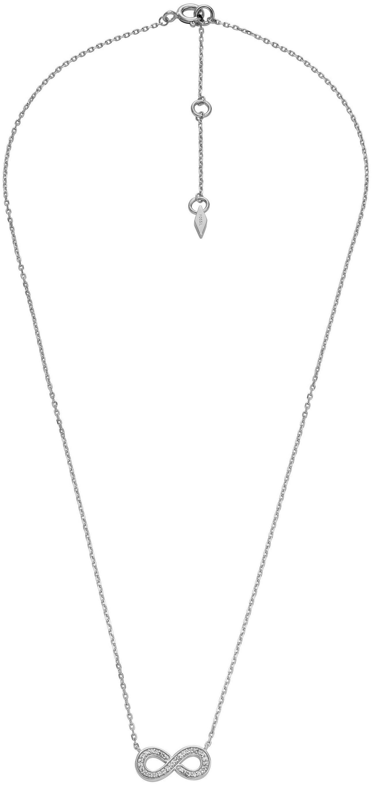 Fossil Kette mit Anhänger Schmuck Geschenk Silber 925 Halsschmuck