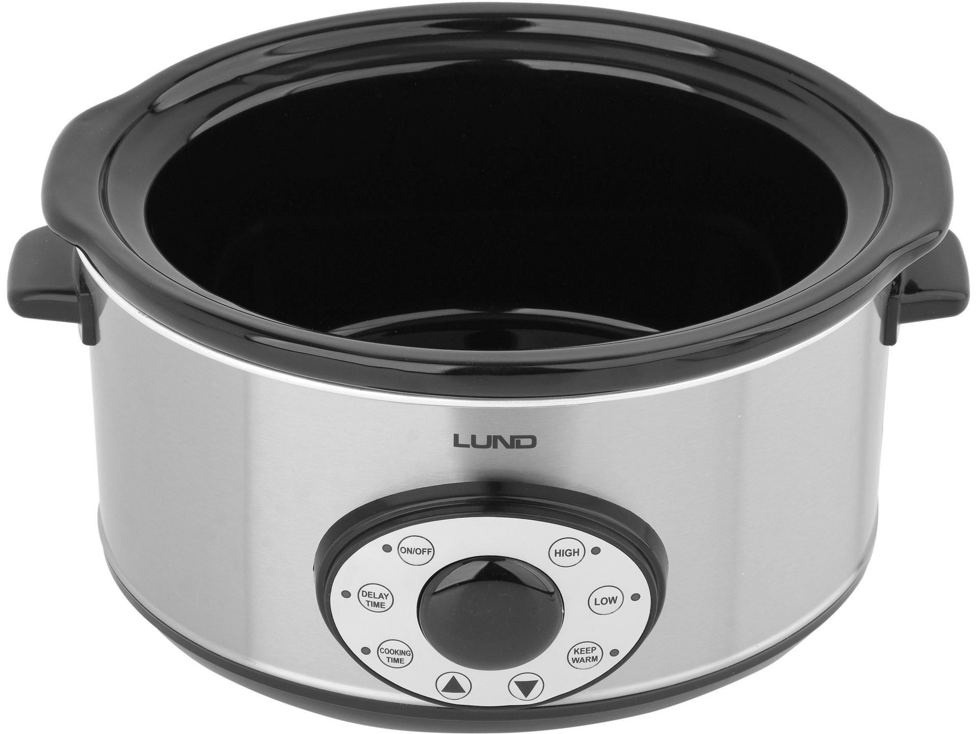 Lund Schongarer Slow Cooker 280 W 4,5 l mit Timer, 280 W – Bild 5 von 5