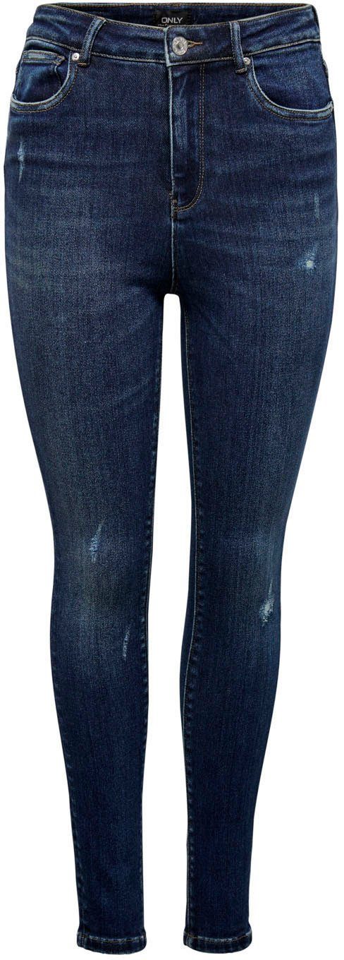High-waist-Jeans ONLMILA HW SK ANK BJ374 NOOS