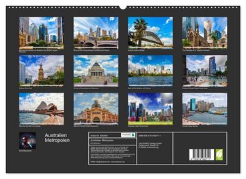 CALVENDO Wandkalender Australien Metropolen (Premium, hochwertiger DIN A2 Wandkalender 2023, Kunstdruck in Hochglanz)