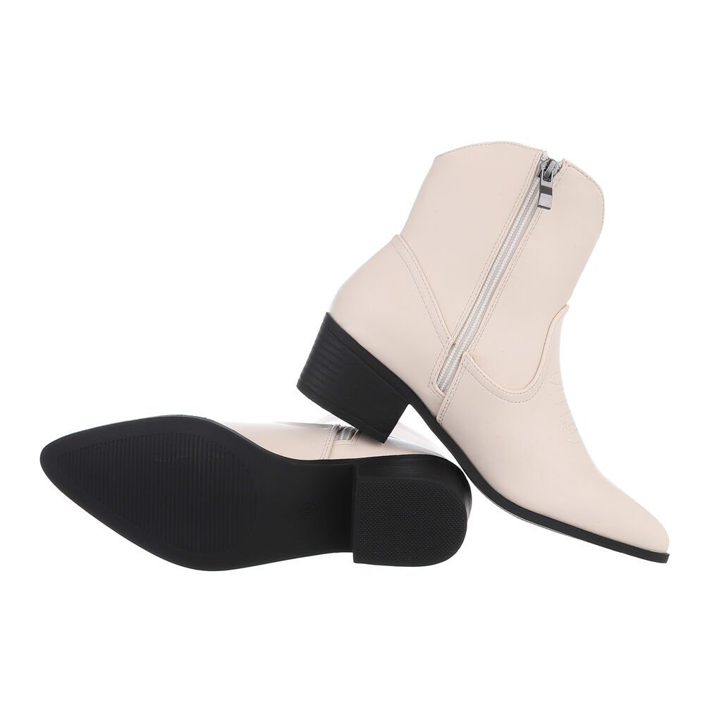 Ital-Design Damen Cowboyboots Western Westernstiefelette (85136225) Blockab günstig online kaufen