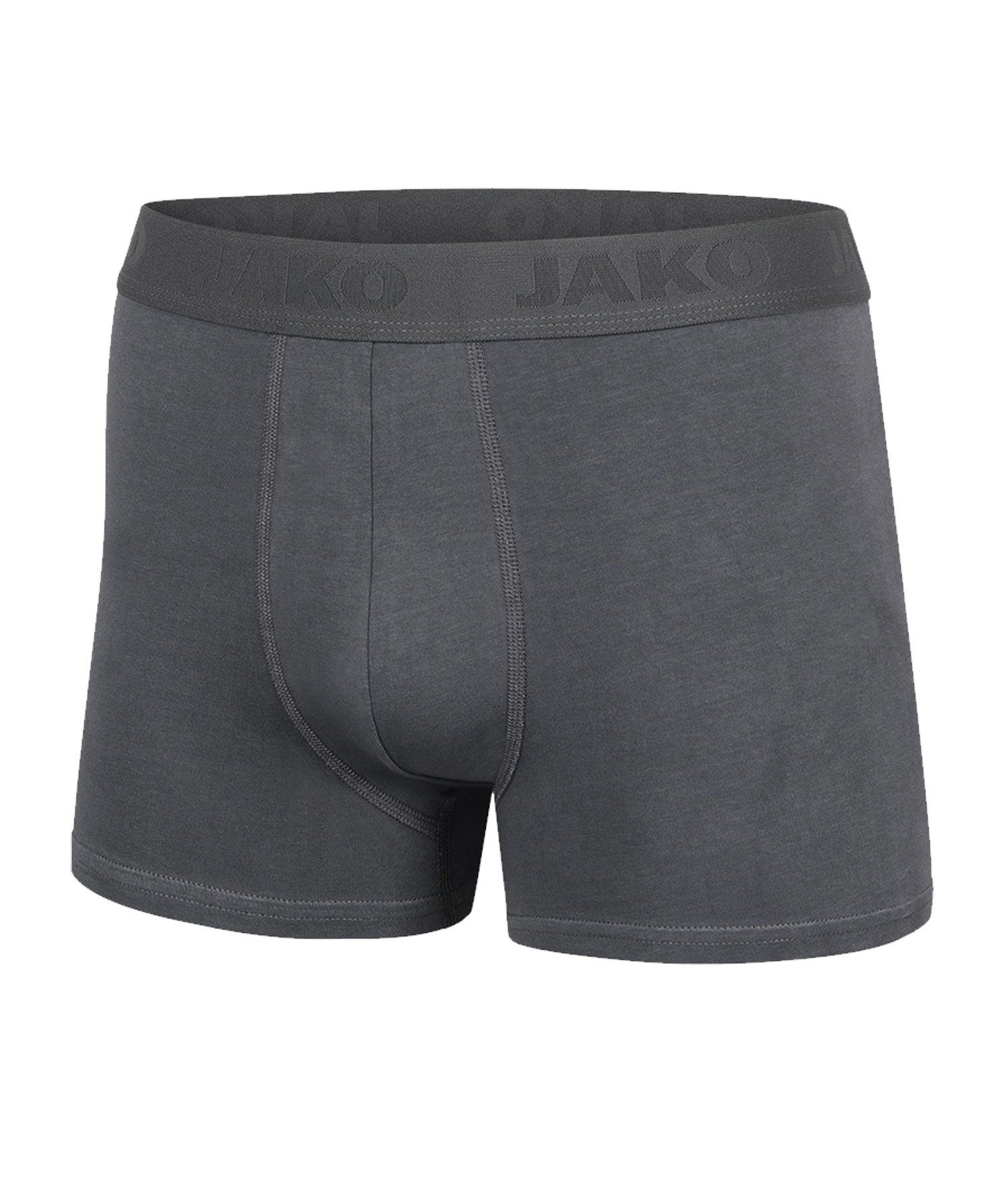 Jako Boxershorts Boxershorts default Premium grau 2er Pack