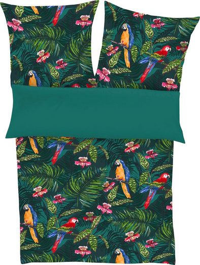 Wendebettwäsche »Kirakira«, Zeitgeist, mit Dschungelmotiven online
