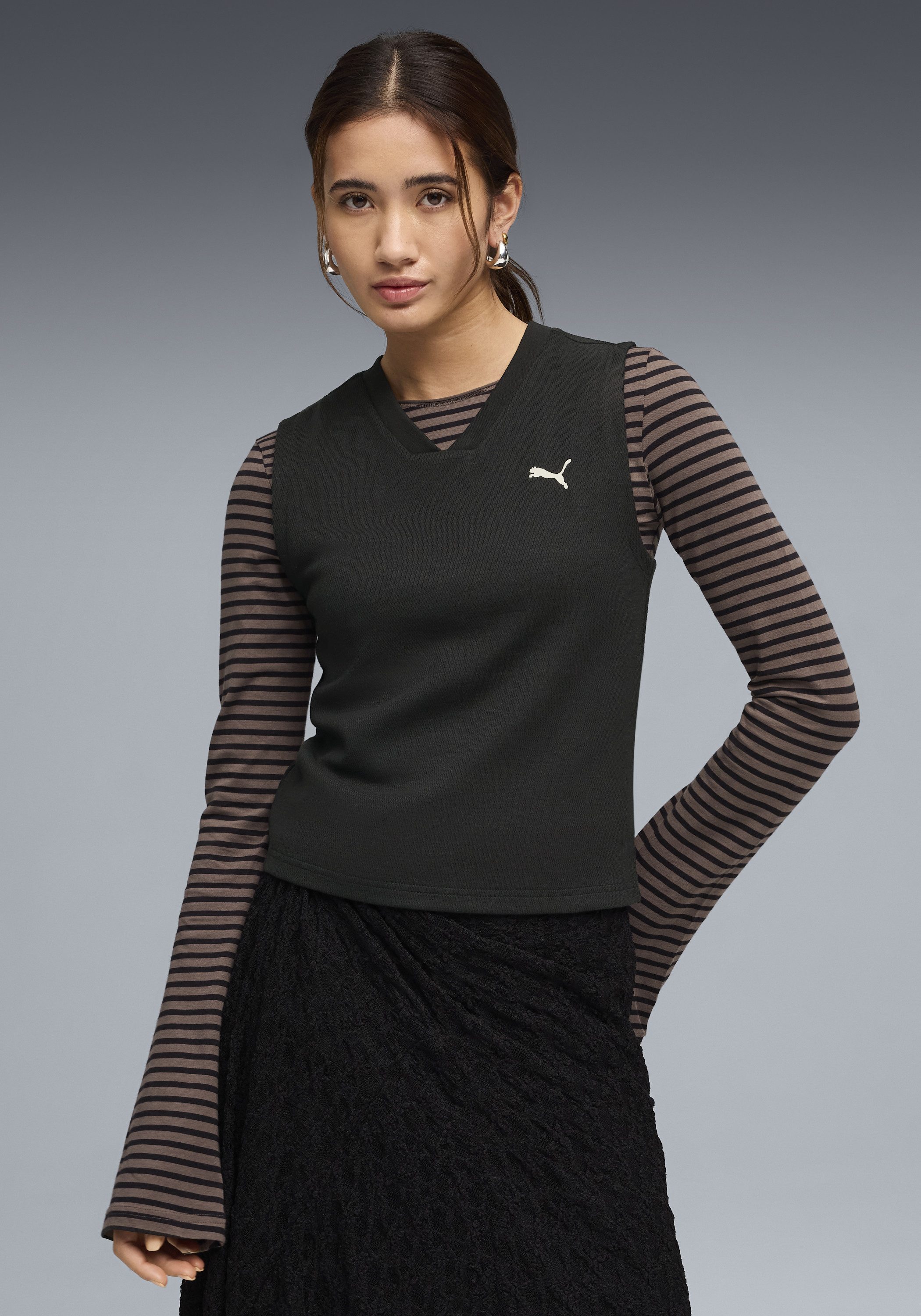 PUMA Tanktop CLASS COMFORT TANK sportlicher Stil, ärmellos, Rundhalsausschnitt, ohne Kapuze