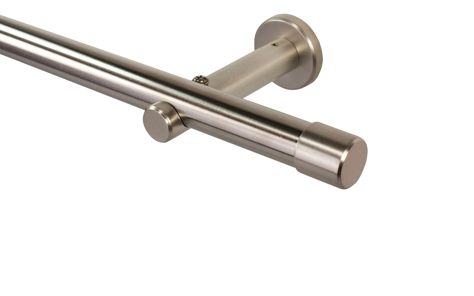 iso-design Gardinenstange 20 mm Farbe Edelstahl, Endstück Kappe, Ø 20 mm, 1 günstig online kaufen