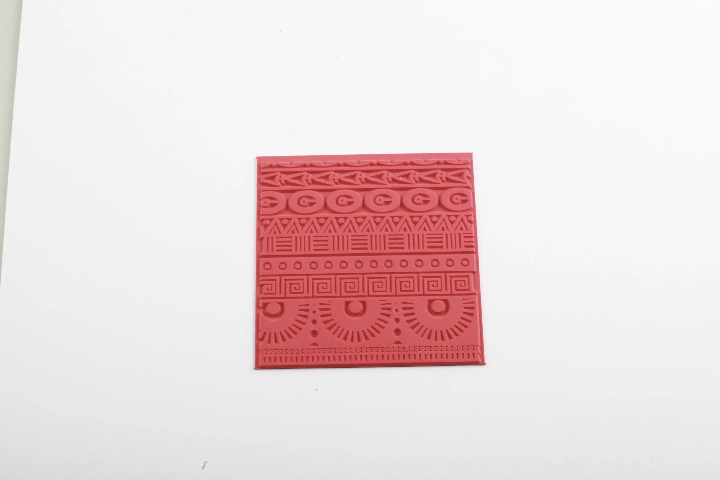 Cernit Modelliermasse 10x Texturmatte, Geometrics - Grau CE95019C, Texturmatte