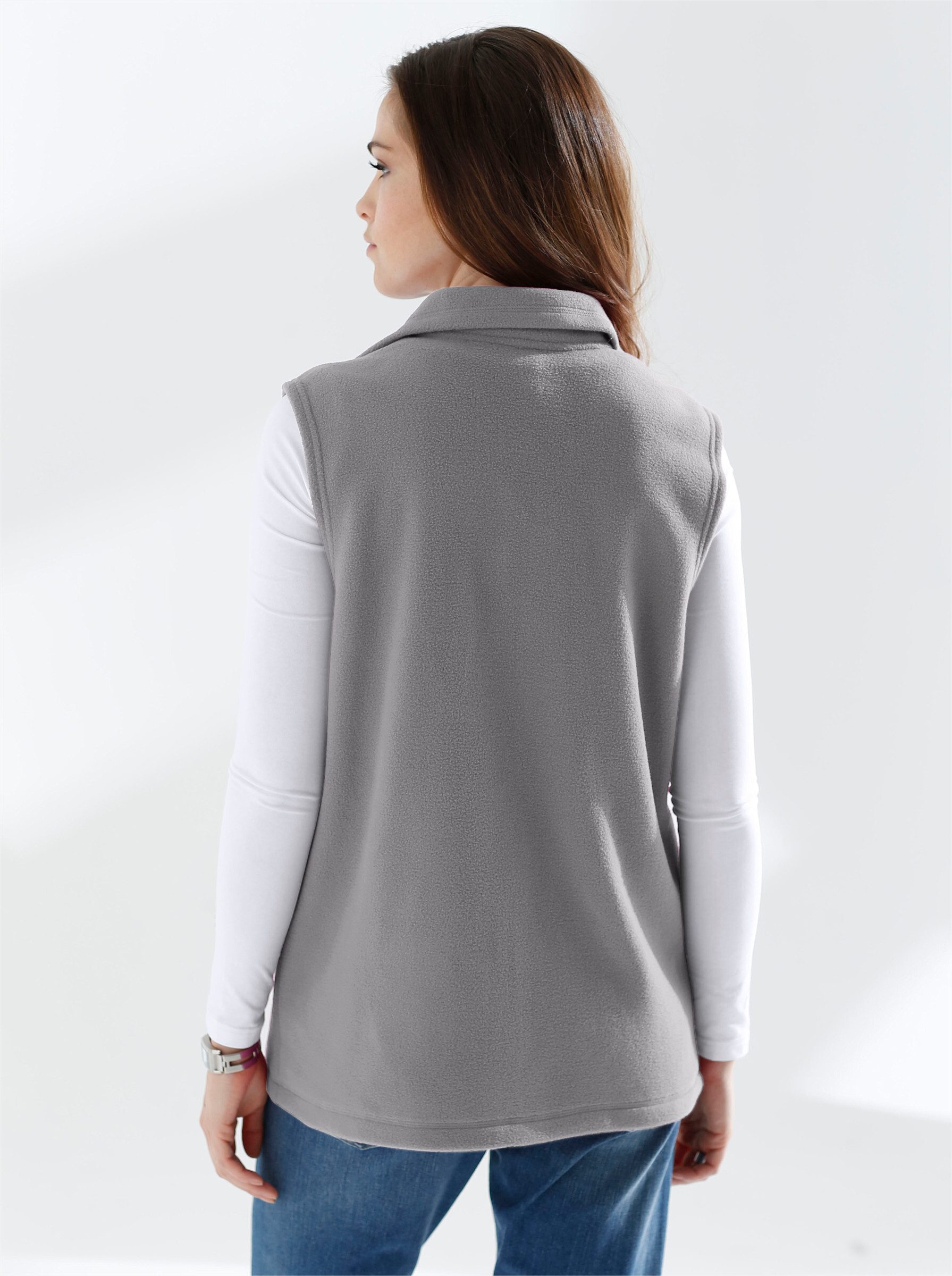 Sieh an! Fleeceweste Fleece-Weste Länge ca. 70 cm – Bild 5 von 5