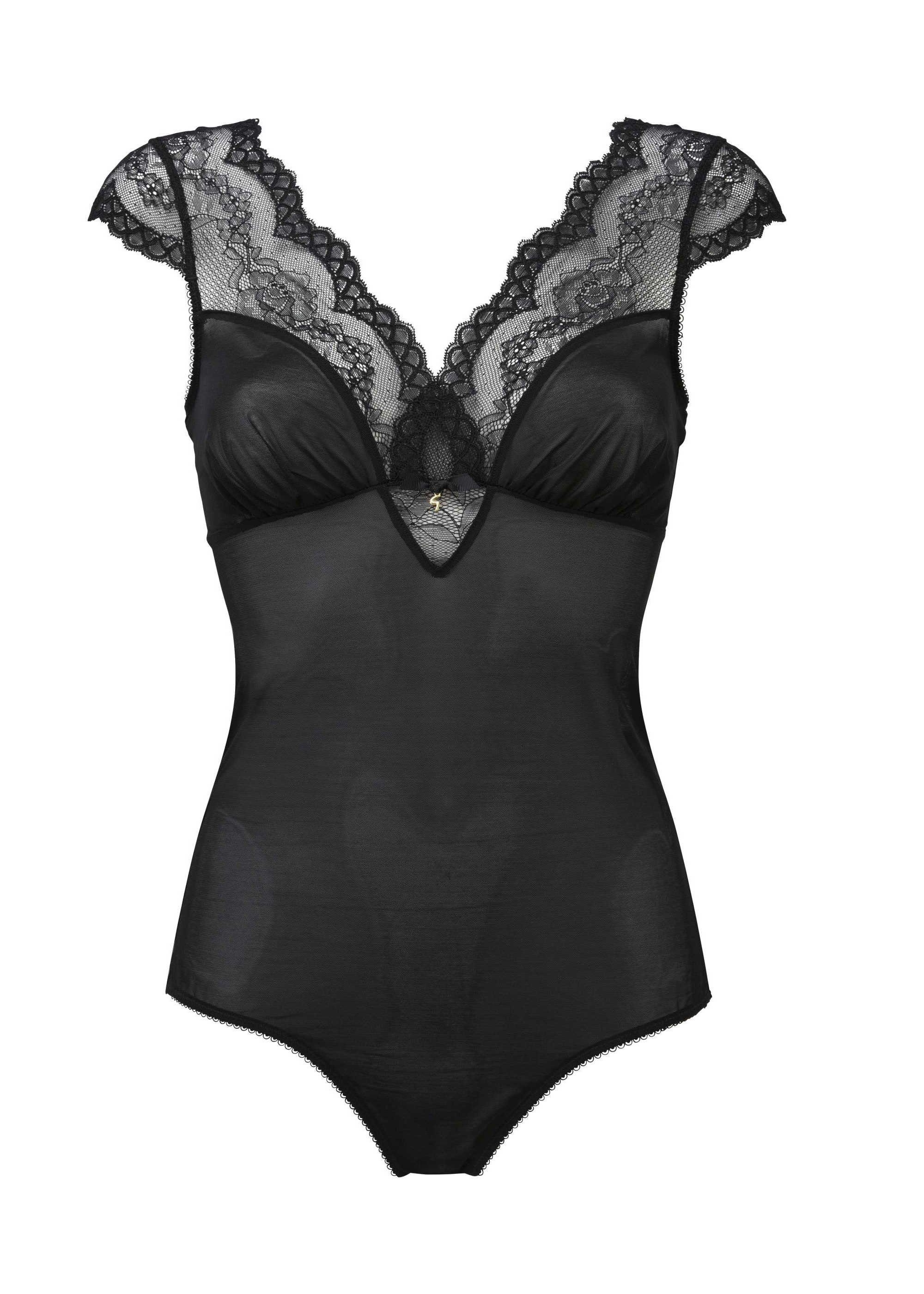 Gossard Kurzarmbody Lace Body Black (Shapebody, günstig online kaufen