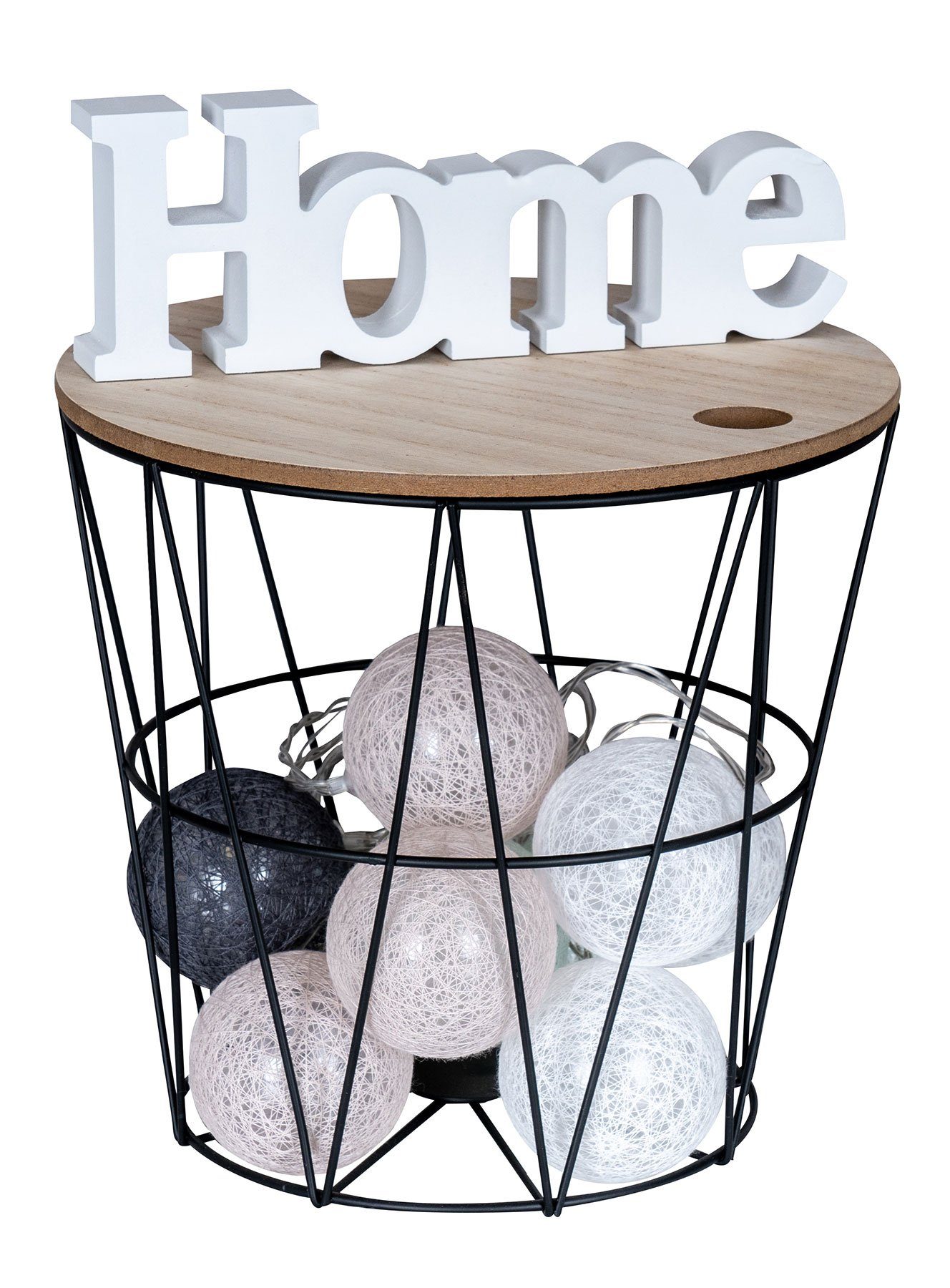 Levandeo® Dekokorb, Metallkorb H22cm Schwarz Metall Aufbewahrungskorb Tischkorb Drahtkorb. € 15,99