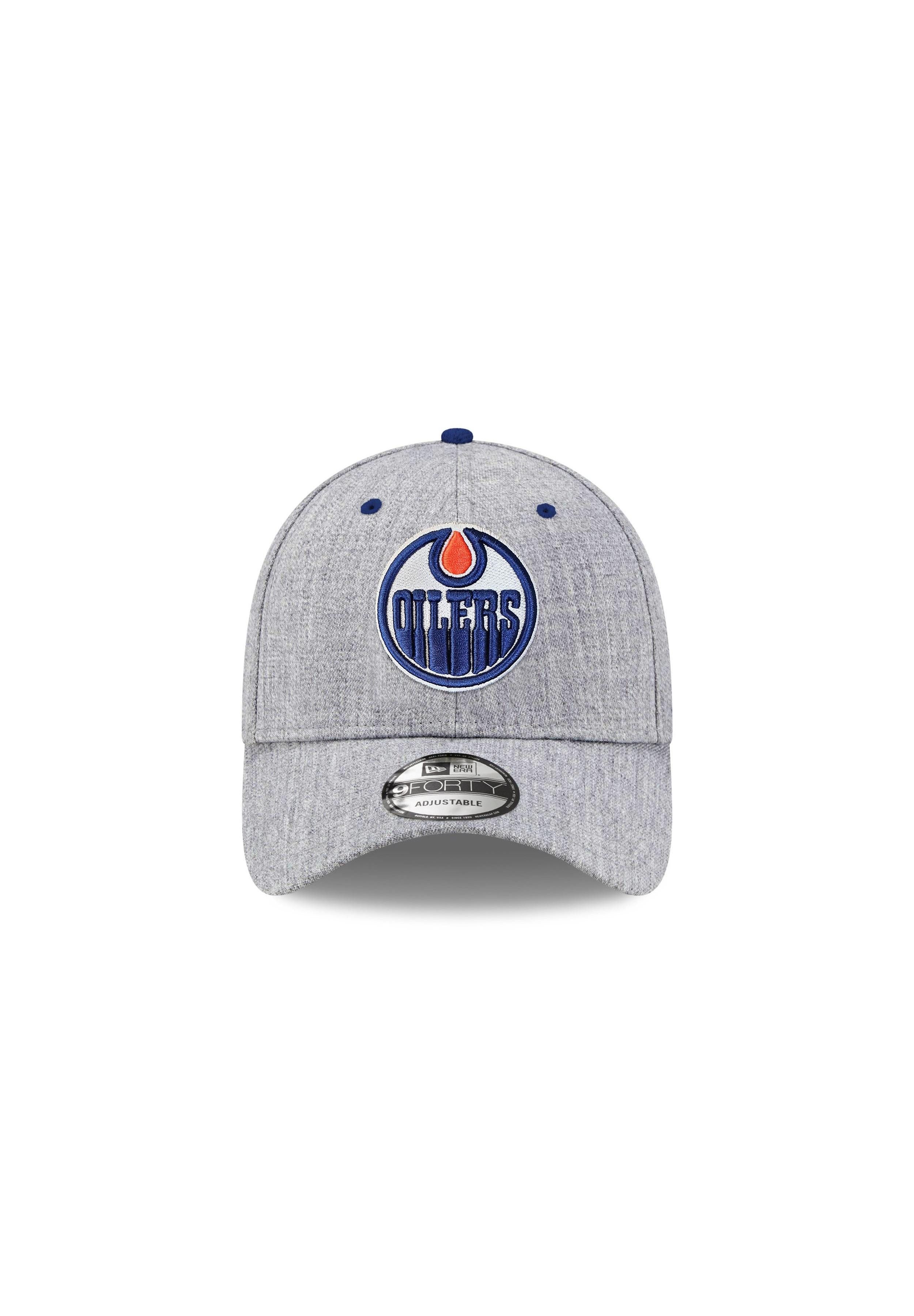 New Era Baseball Cap Edmonton Oilers Gray Heather 9Forty Cap New Era Grau (1-St)