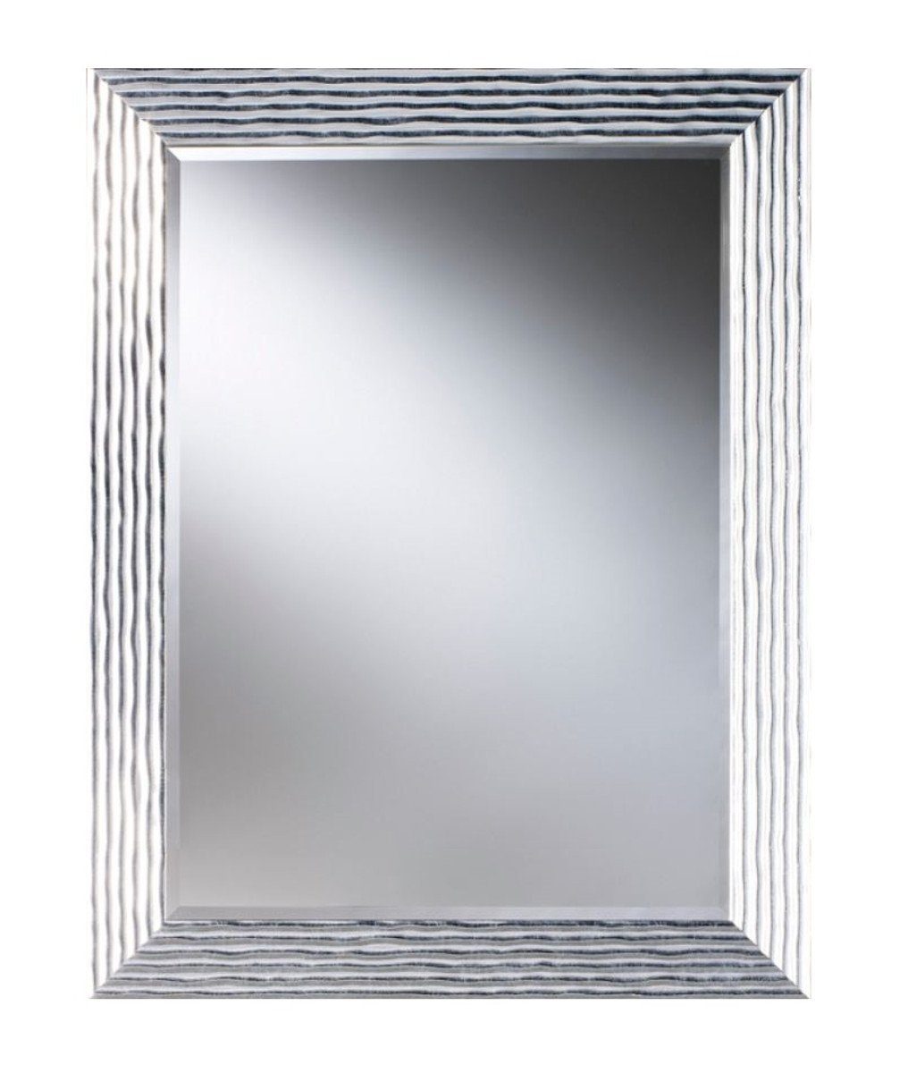 Casa Padrino Spiegel Luxus Wohnzimmer Spiegel Silber 86 x H. 111 cm - Designermöbel