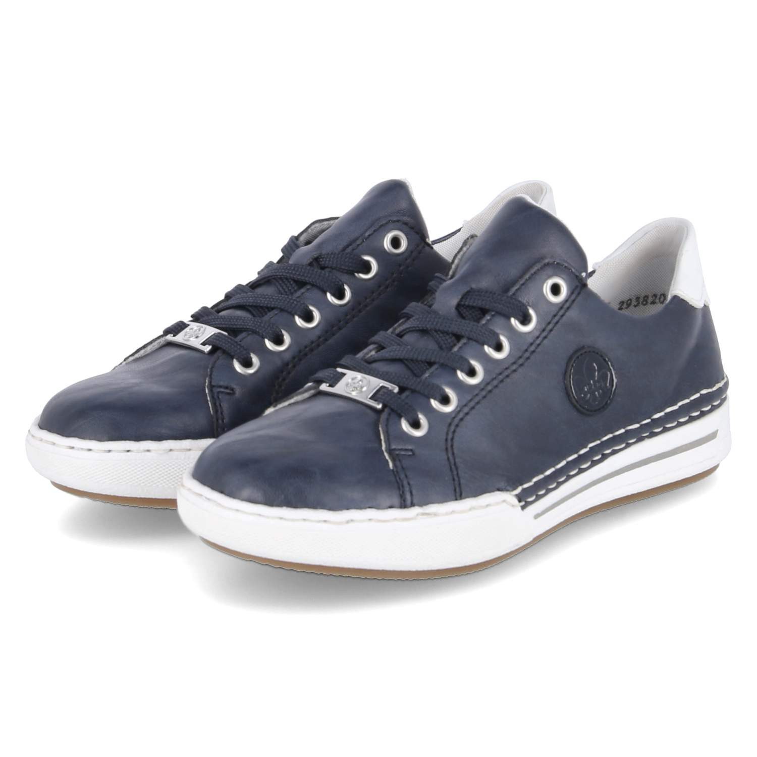 Rieker Rieker L7210-14 Damen Synthetik blau Schnürschuh günstig online kaufen