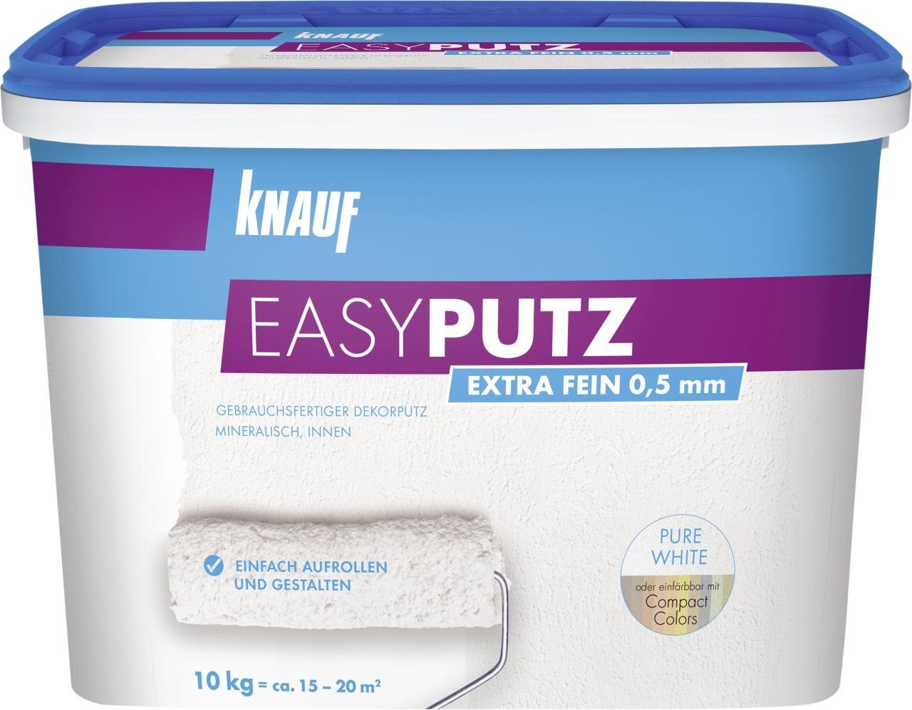 KNAUF Gips-Kalk-Putz Knauf EasyPutz Streichputz 10 kg 0,5 mm extra fein – Bild 5 von 5