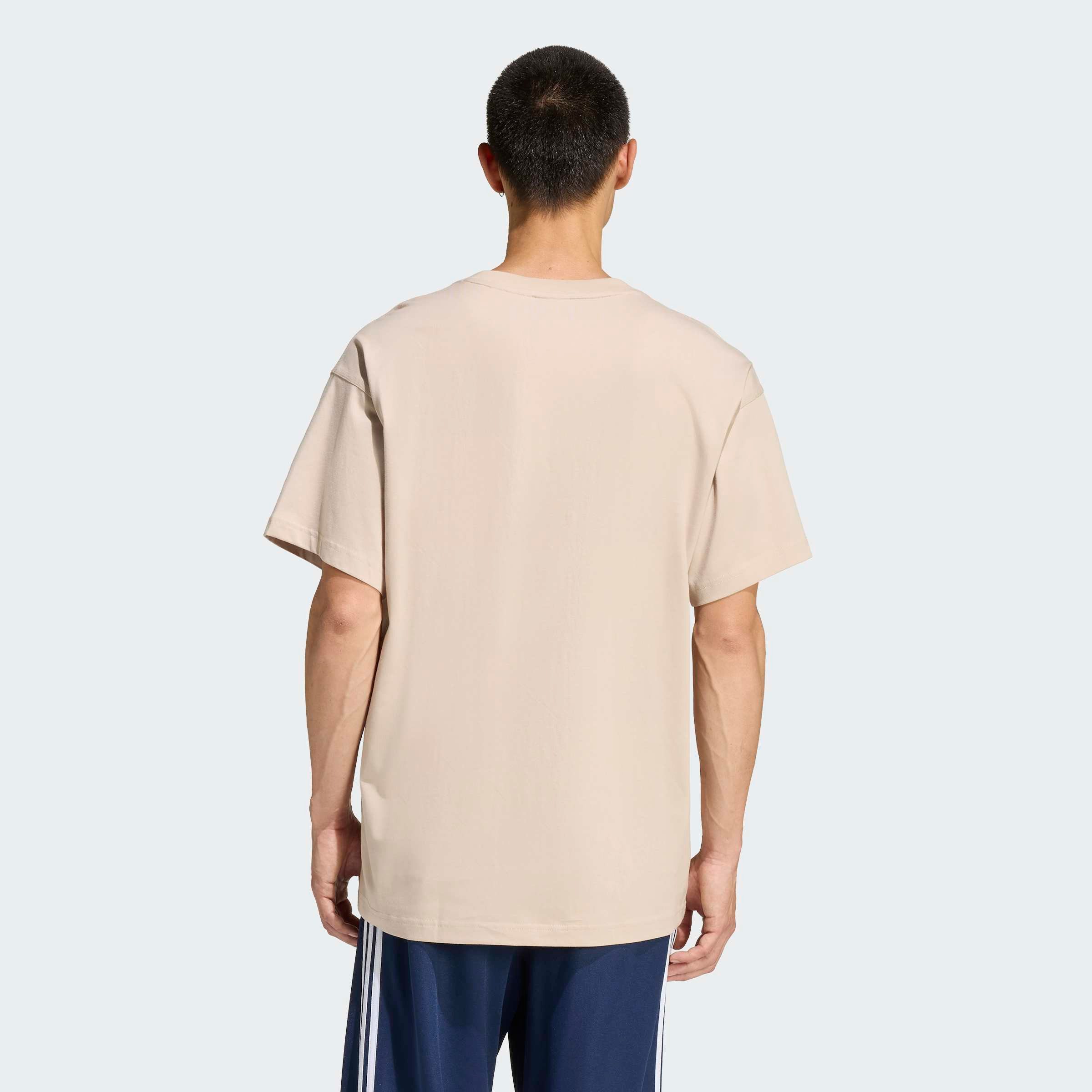 adidas Originals T-Shirt ESS OS TEE lockere Silhouette, mit geripptem Rundh günstig online kaufen