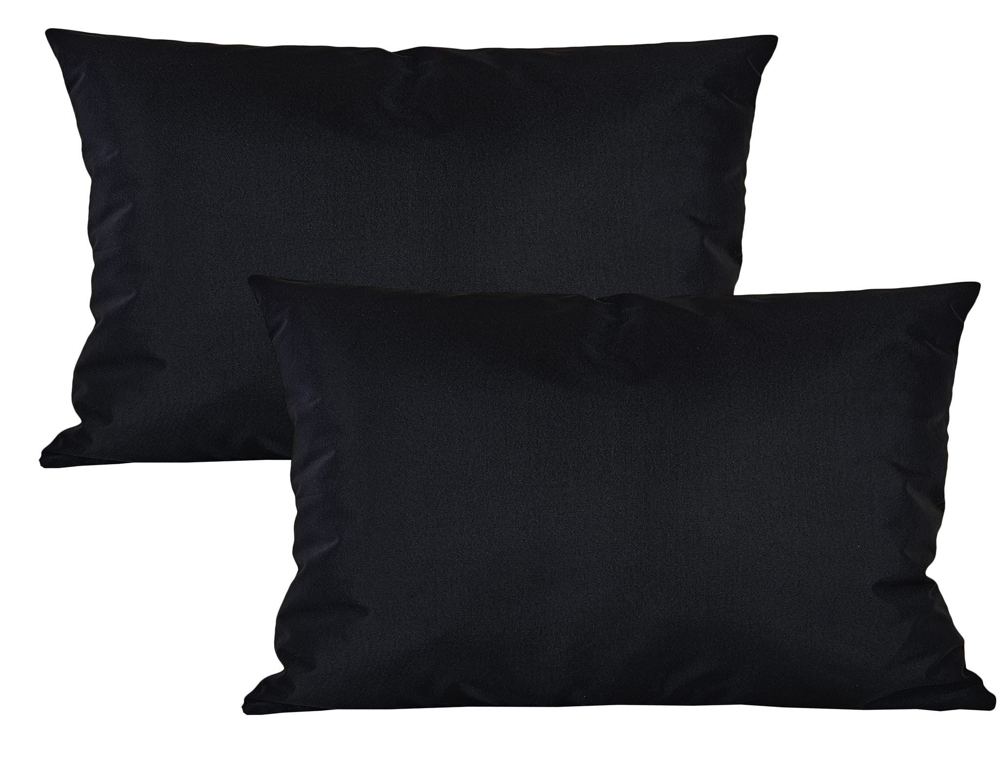 JACK Kissenbezüge 2er 30x50cm Hülle Outdoor Wasserabweisend, (2 Stück), 2x Kissenhülle, strapazierfähig, große Farbauswahl, Innen & Außen