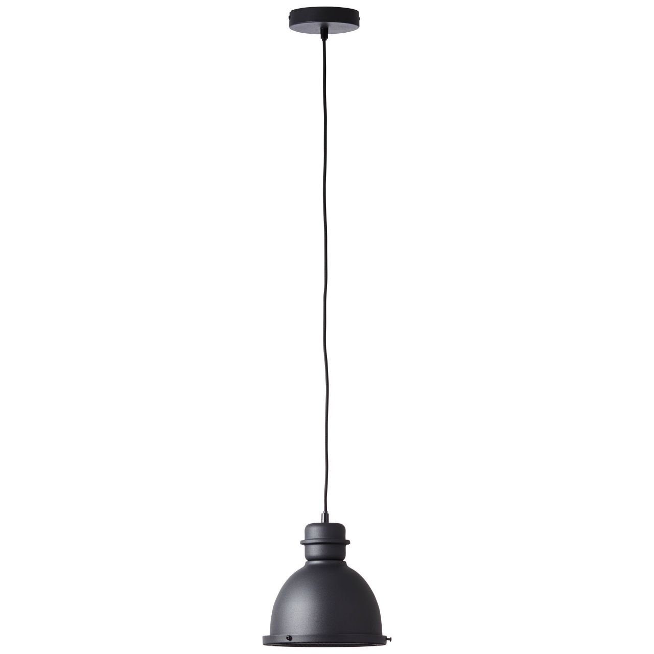 schwarz Pendelleuchte Lampe, E27, 21cm Pendelleuchte Brilliant A60, Kiki, 1x Metall, Kiki korund, 42