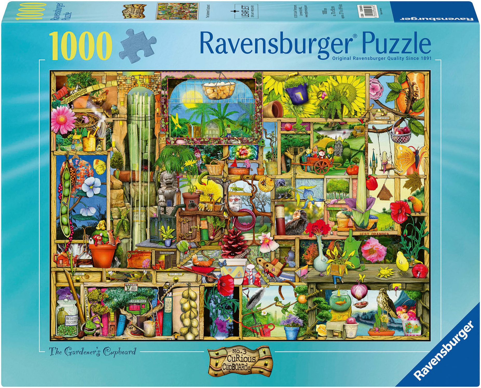 Ravensburger Puzzle Colin Thompson, CuRios CupBoards, Grandioses Gartenrega günstig online kaufen