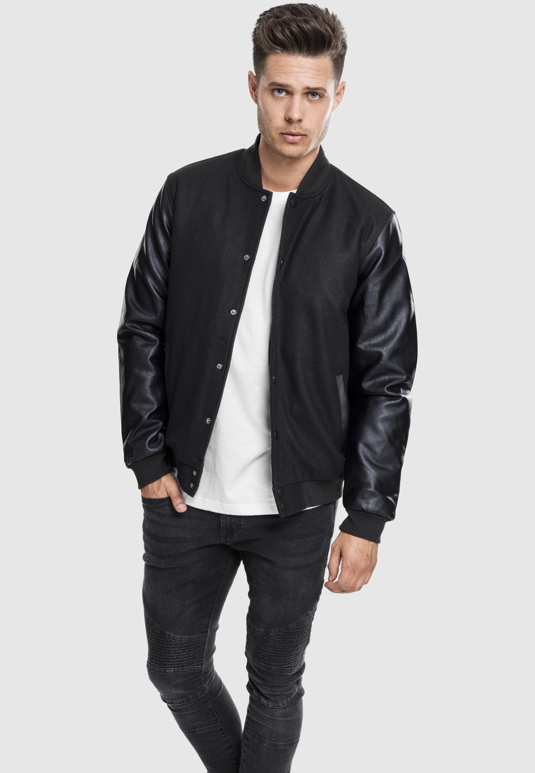 URBAN CLASSICS Allwetterjacke Urban Classics Herren Oldschool College Jacket (1-St) – Bild 5 von 5