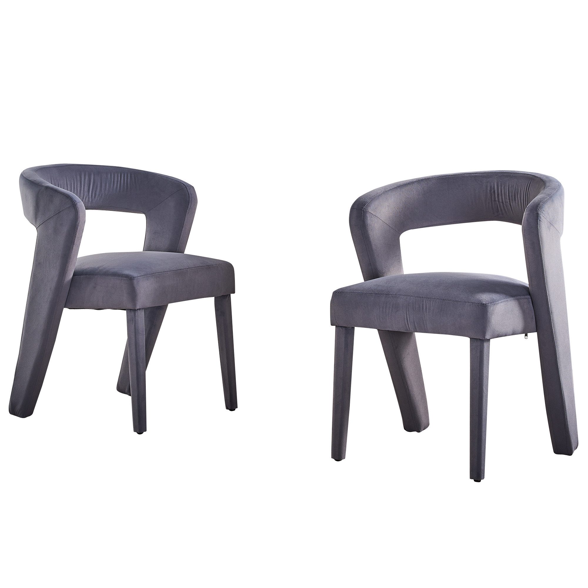REDOM Кресла Samtstuhl modern Freizeitstuhl mit Rückenlehne (Loungesessel, Polsterstühle, Einzelsofa, Wannenstuhl, Einzelner Stuhl, 1-St., 59x60x79 cm), mit Großzügige Sitzfläche