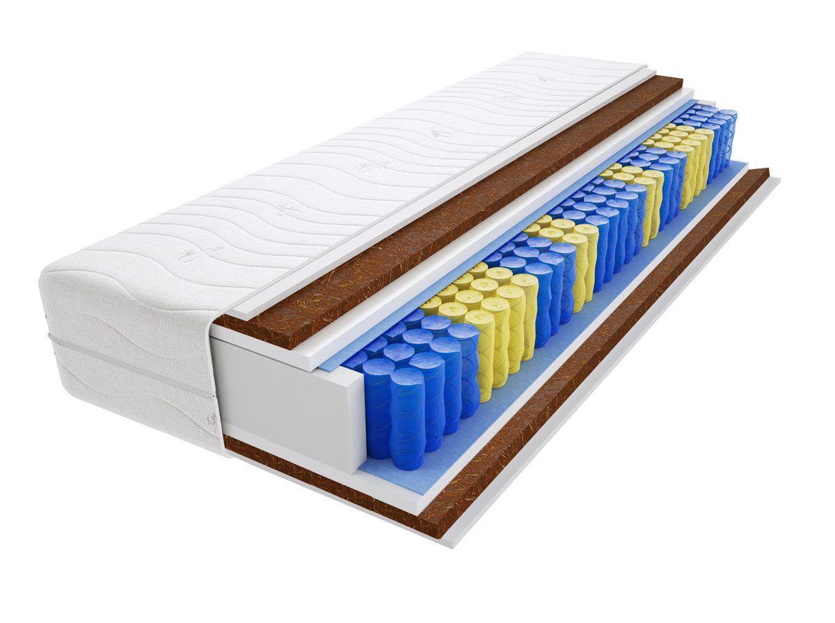 Taschenfederkernmatratze Matratzen, Taschenmatratzen Panama Mini 185x200 cm, Godre, 12 cm hoch