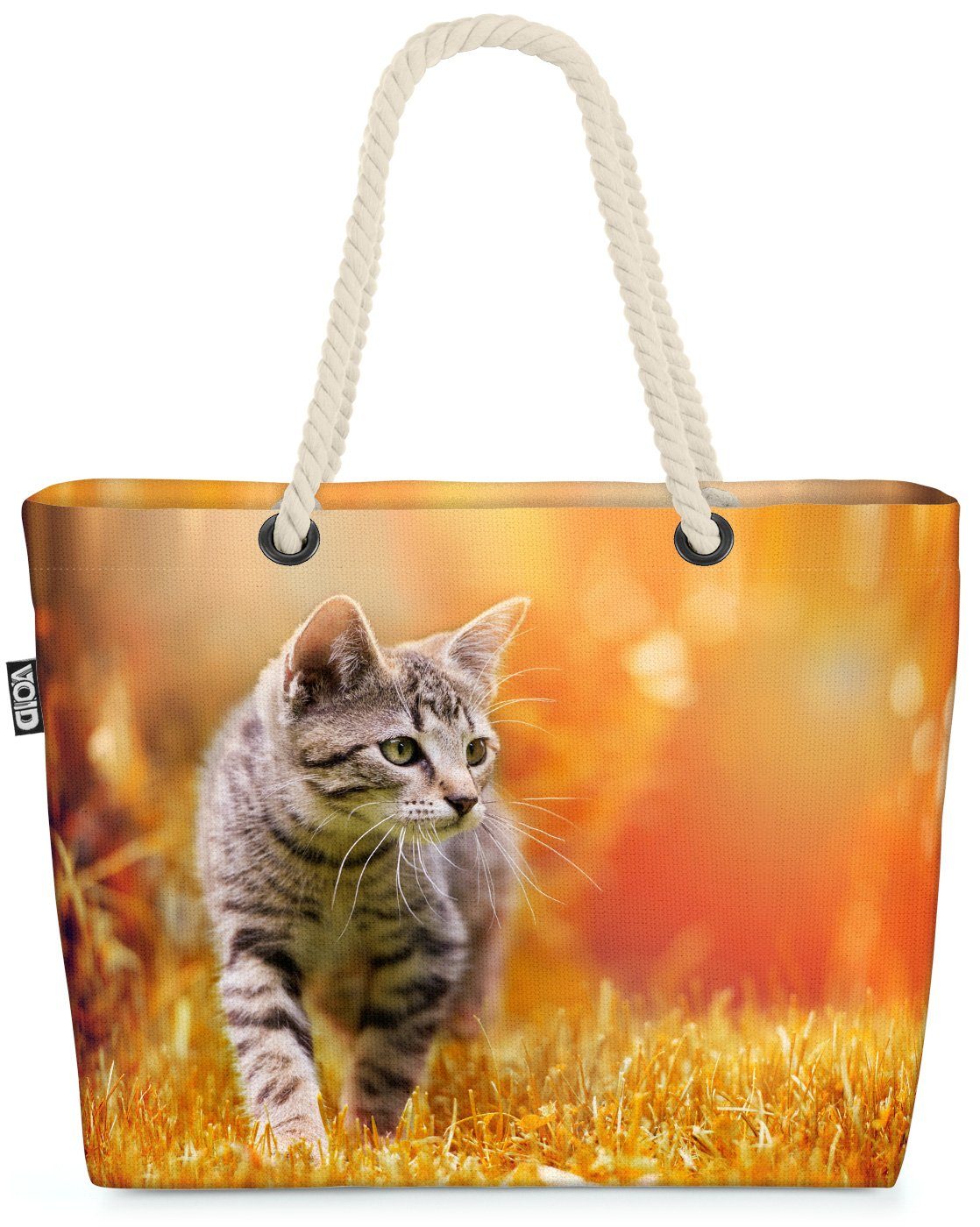 Strandtasche (1-tlg), Beach Haustier Scottish Tier VOID Katze Kätzchen Bag Hauskatze Kartäuser getigert