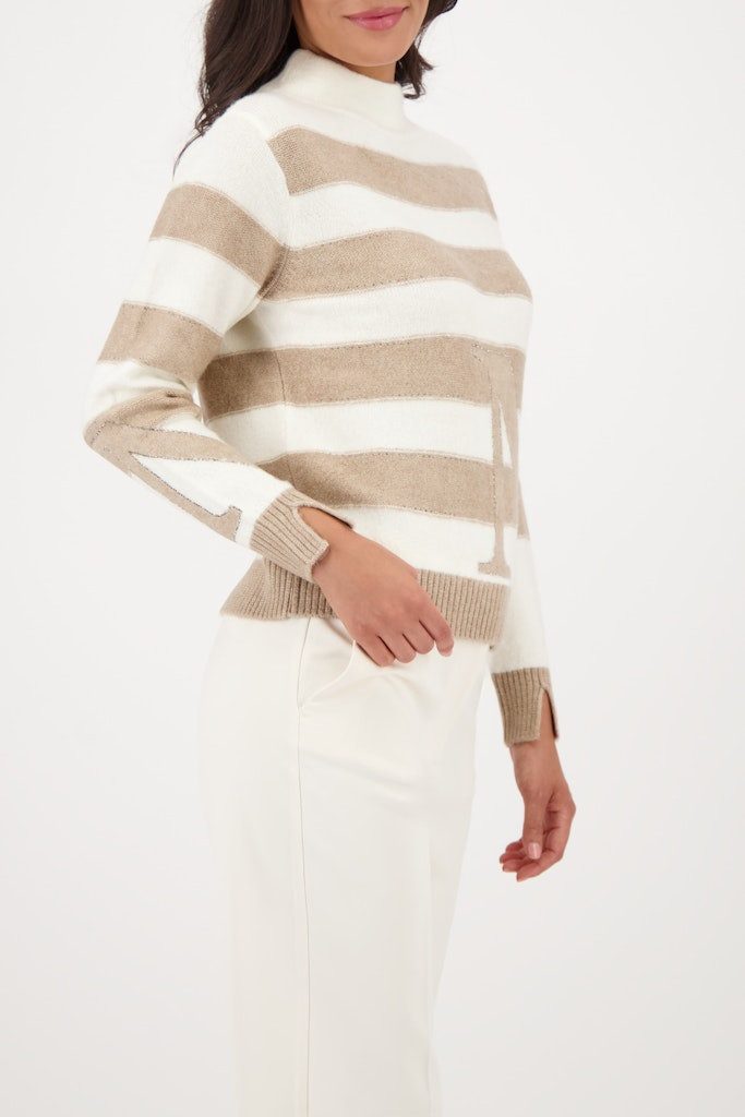 Monari Rundhalspullover 809123 Strasssteine als funkelnde Highlights günstig online kaufen