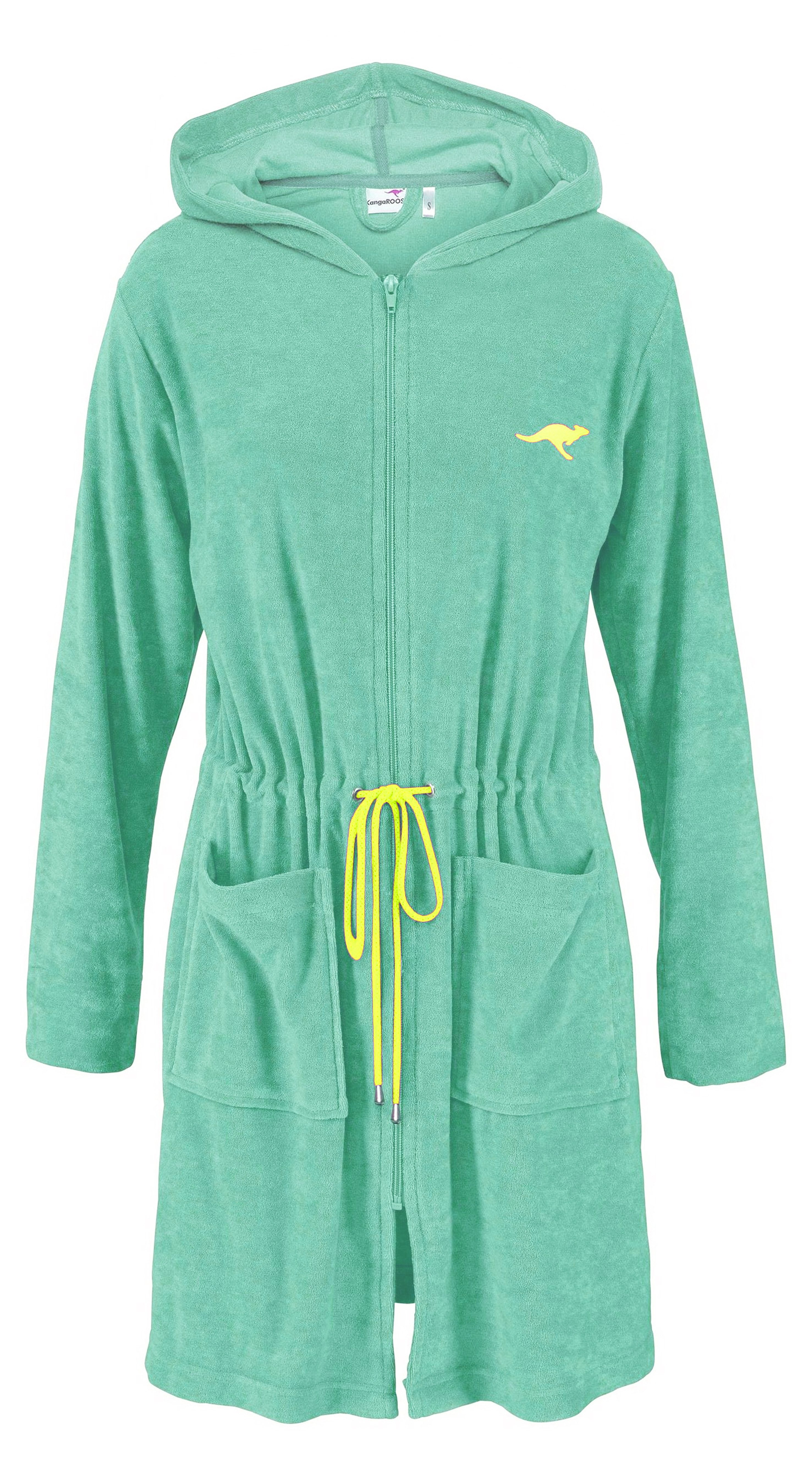 KangaROOS Damenbademantel Kira, ideal für Sauna & Spa, Hotelbademantel, Mor günstig online kaufen