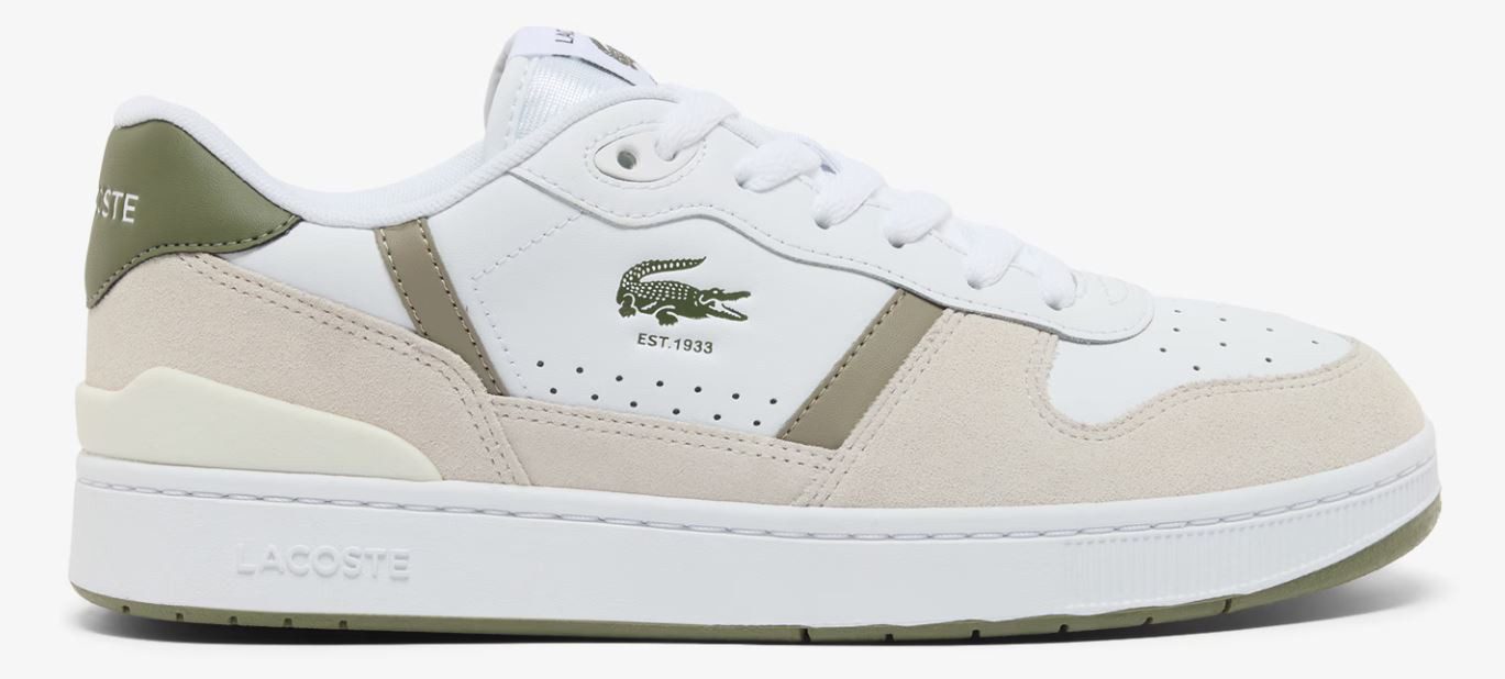 Lacoste T-CLIP SET 225 3 SMA WHITE/KHK Lacoste Herren Sneaker Sneaker günstig online kaufen