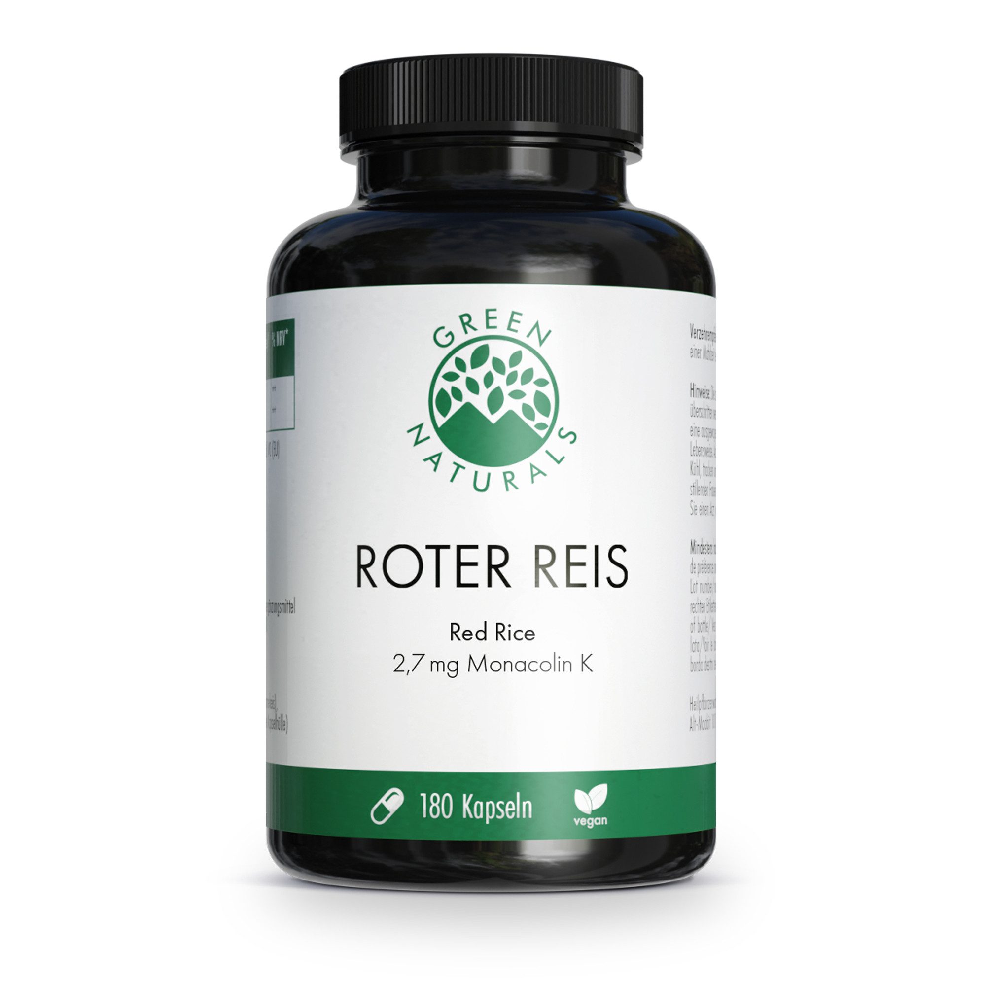 Green Naturals roter Reis Monacolin K vegan KAP, 72.0 g